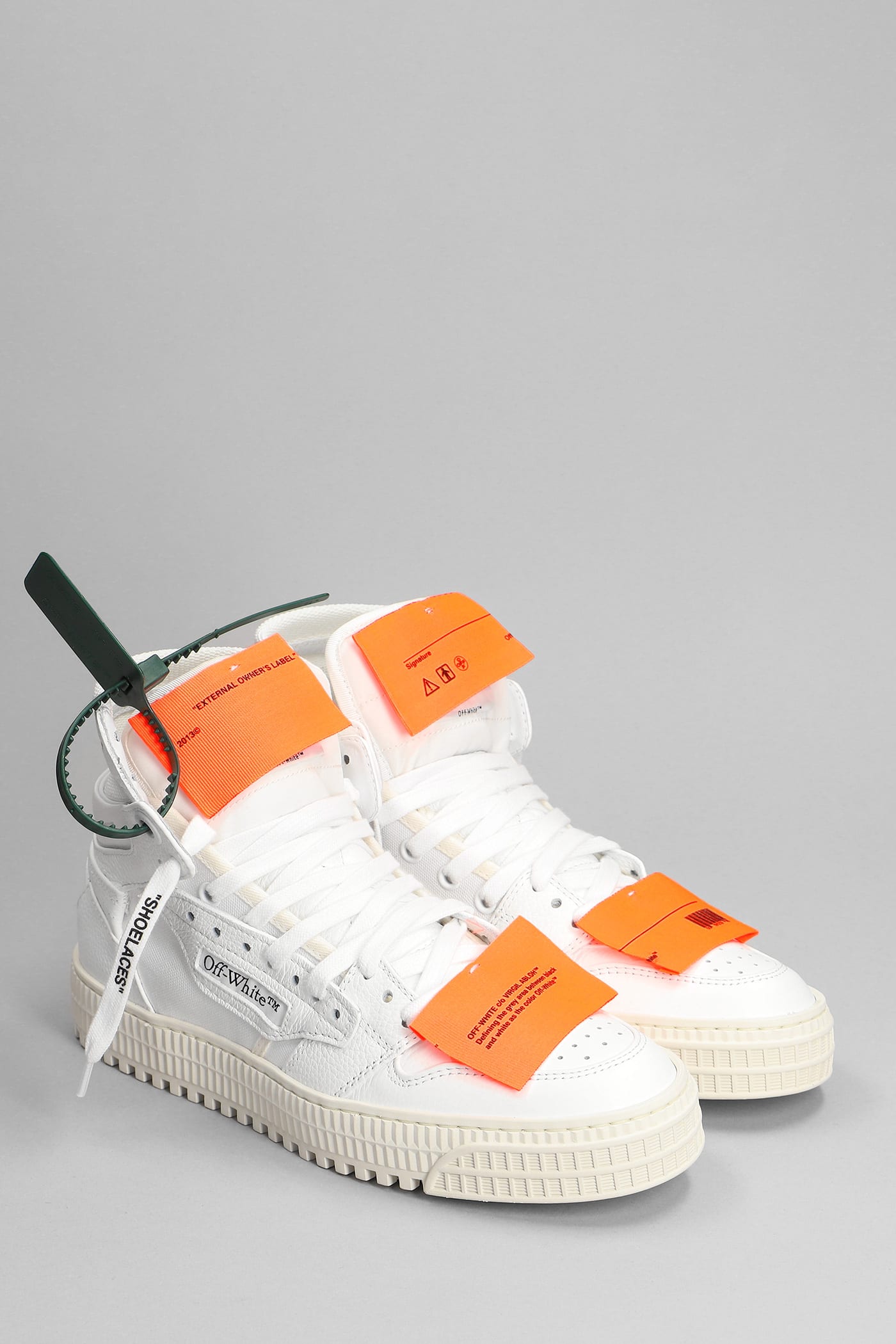 Off-White 3.0 Off Court Sneakers In White Leather スニーカー 通販