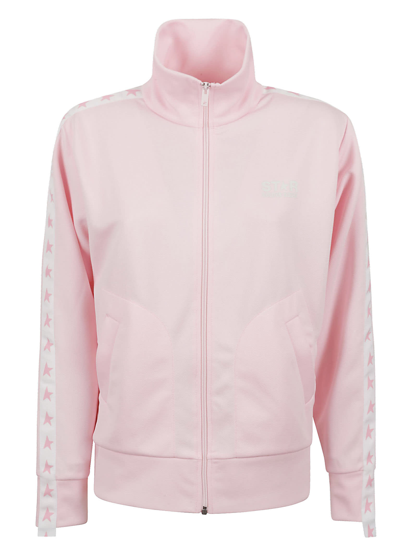ジャケット Golden  ZIPPED DENISE TRACK JACKET Golden Goose Denise Zipped Track Jacket - White/Black