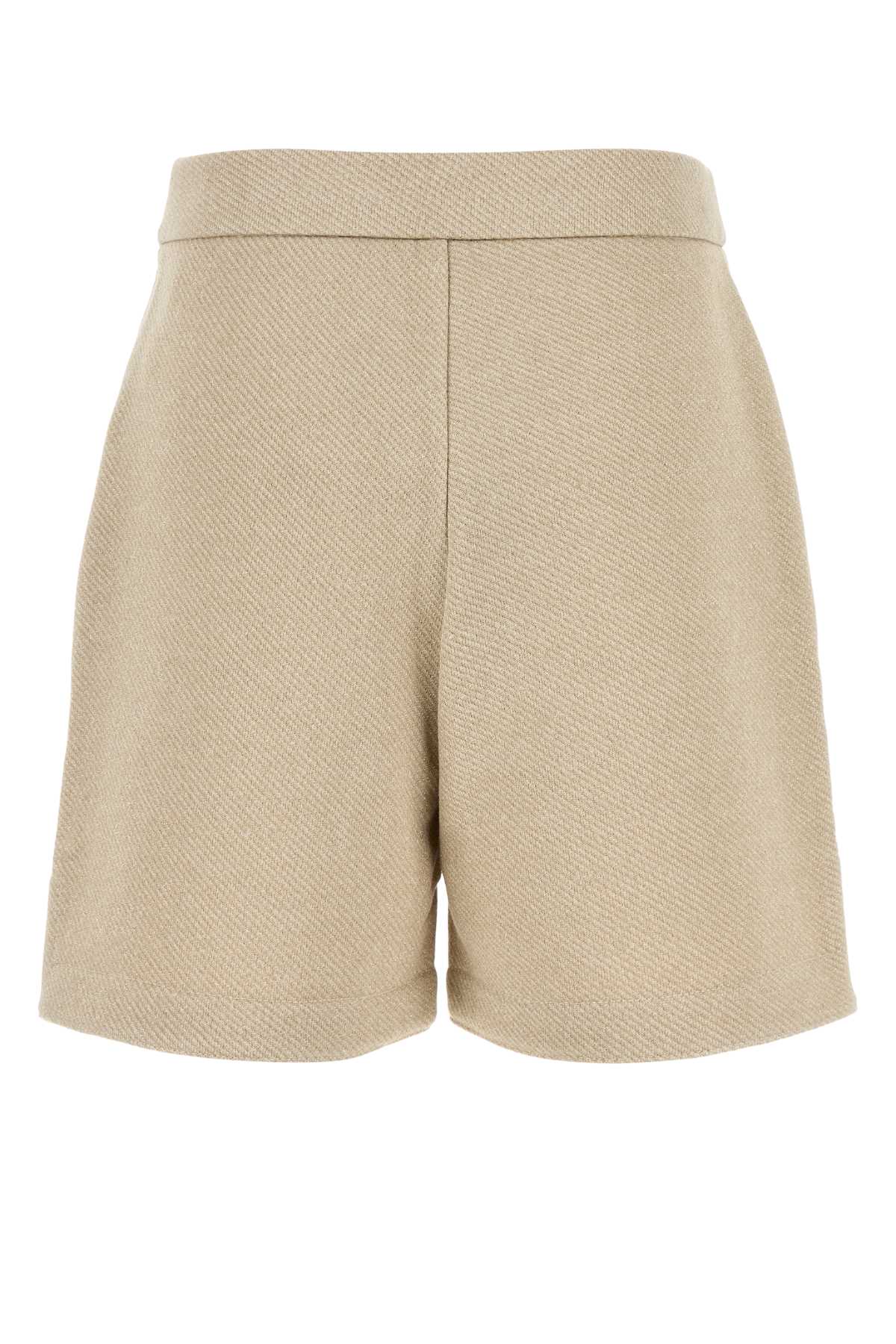 パンツ MAX MARA Beige Cotton Blend Libia Shorts Max Mara Sand Cotton Blend Libia Shorts | italist
