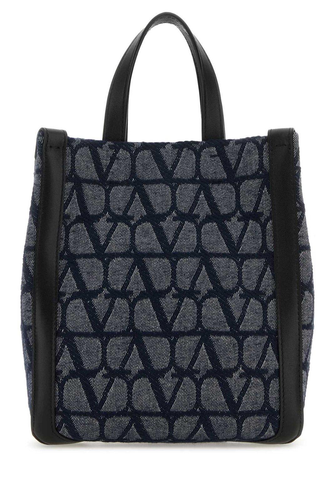 Valentino Garavani All-over Logo Patterned Top Handle Bag