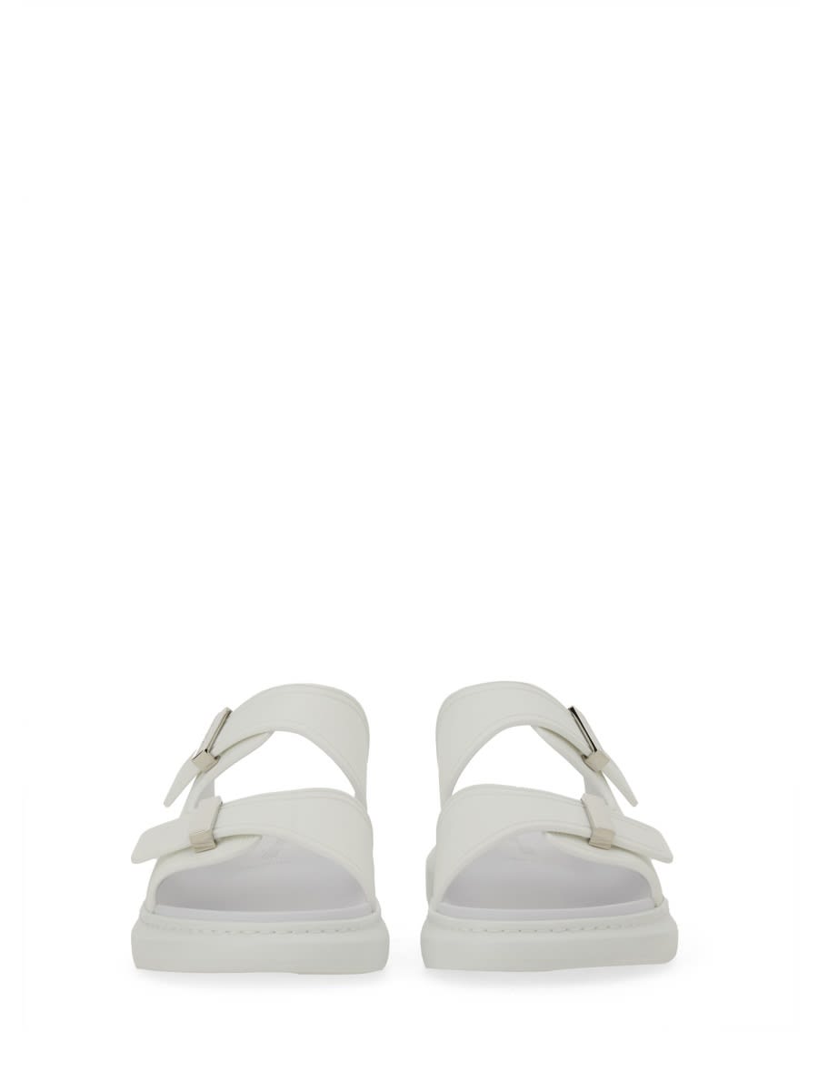Alexander McQueen Hybrid Double Buckle Sandal | italist