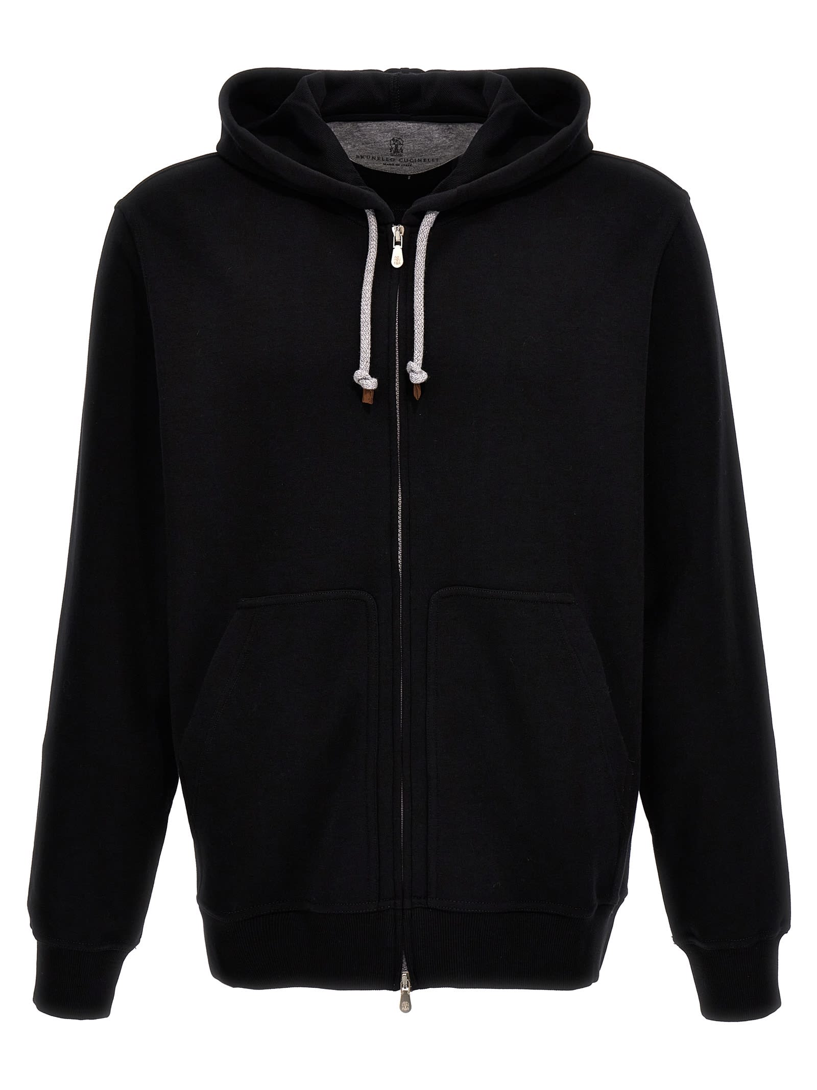 パーカー・フーディ Brunello Cucinelli Jersey Full-Zip Hoodie Brunello Cucinelli JERSEY FULL-ZIP HOODIE | tizianafausti
