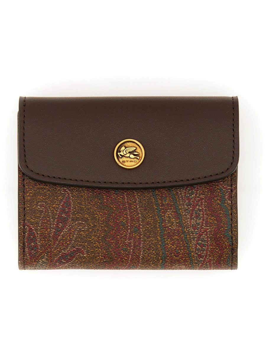 カードケース・名刺入れ ETRO FW23 PAISLEY PRINT WALLET (1N083_75670600) Etro Paisley Wallet | italist