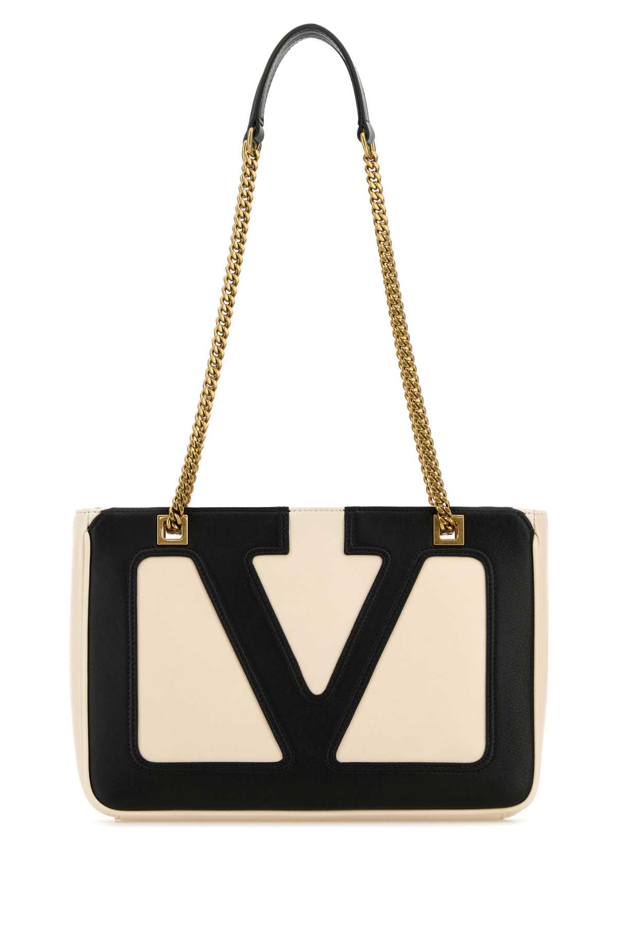 ハンドバッグ Valentino Garavani Ivory Leather Viva Supers Valentino Garavani Ivory Nappa Leather Small Viva Superstar