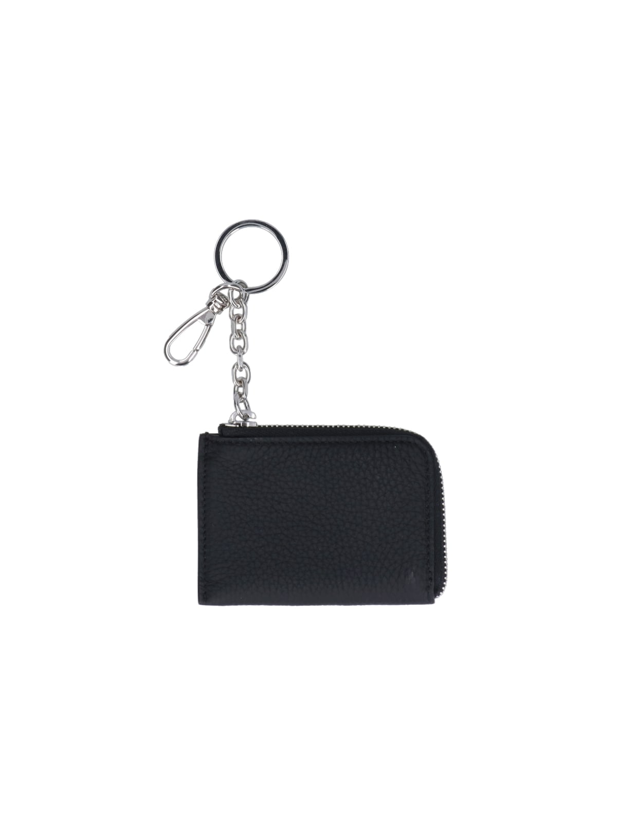 Maison Margiela★素敵！Coin Holder Zip Around with Key Ring Maison Margiela Coin Holder Zip Around Wallet with Key Ring