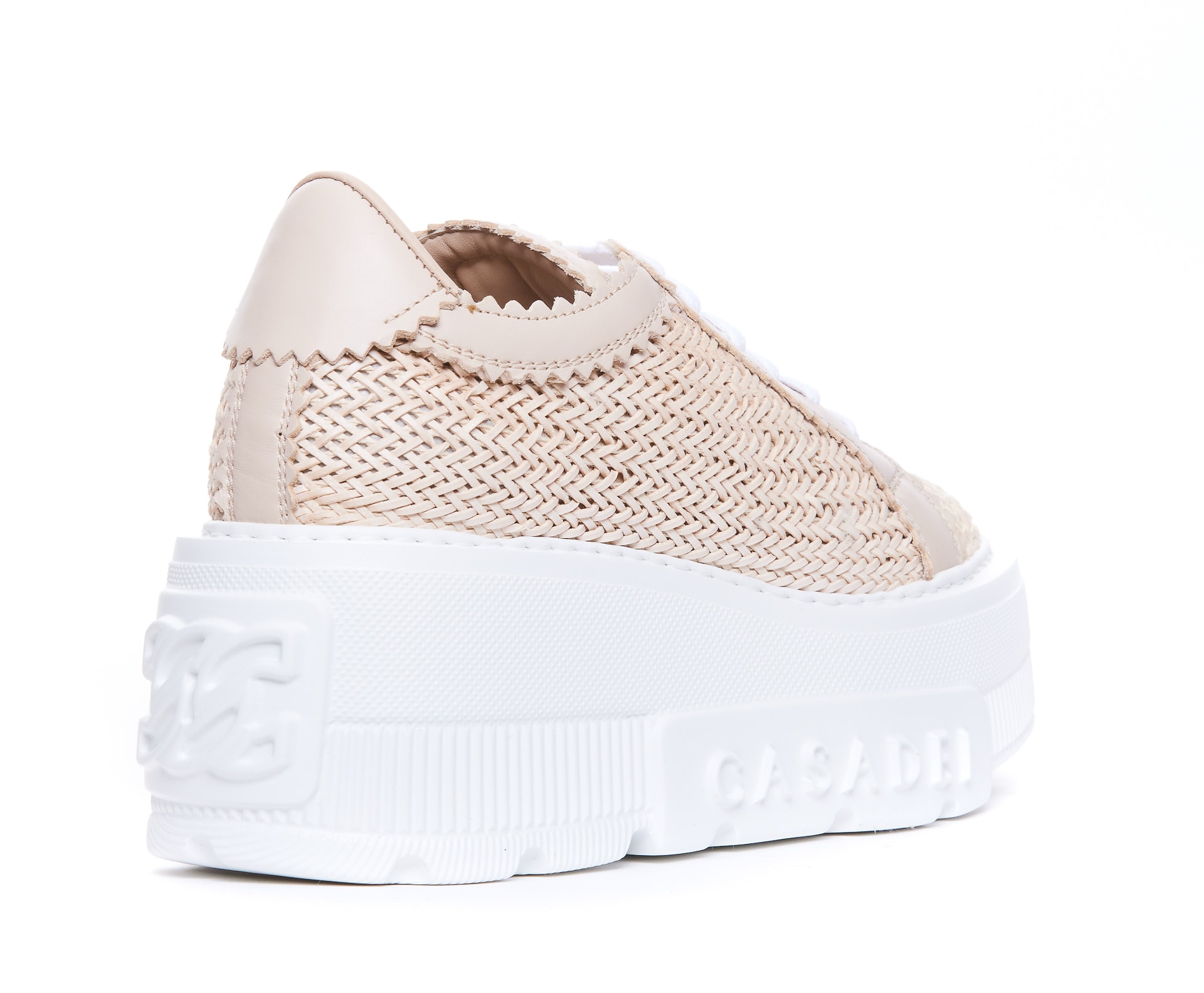 スニーカー Casadei Nexus Hanoi Woman's Platform Sneakers Nexus Hanoi Sneaker in White for Women | Casadei®
