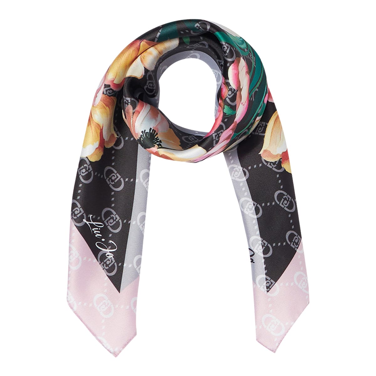 スカーフ LIU JO FLORAL CORNER FOULARD Liu-Jo Floral Corner Foulard | italist