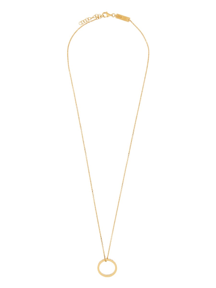 MAISON MARGIELA リンクティテルネックレス SI8UU0001SV0129 950 Maison Margiela Number Ring Necklace | italist