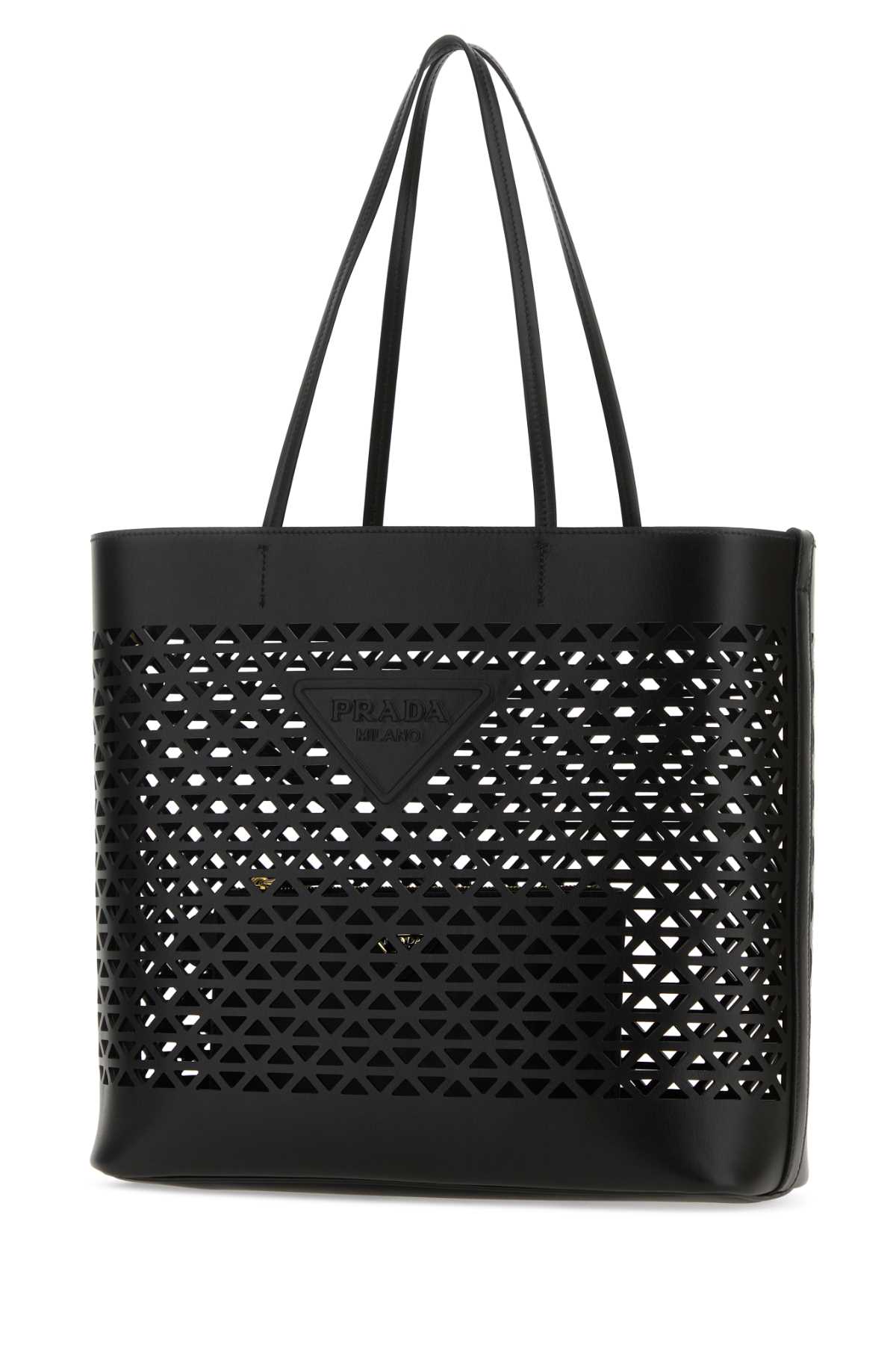 【関税＆送料込み】Prada Patent-Leather Tote Bag Patent leather tote Prada Black in Patent leather - 42742280
