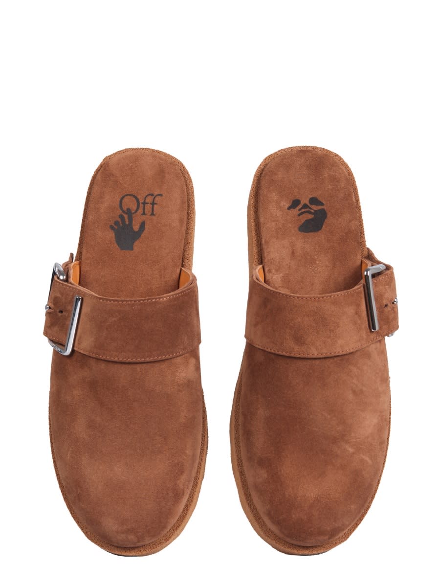 期間限定出品‼️OFF-WHITE COMFORT LEATHER SLIPPER Off-White Comfort slipper-style Shoes | Black | FARFETCH