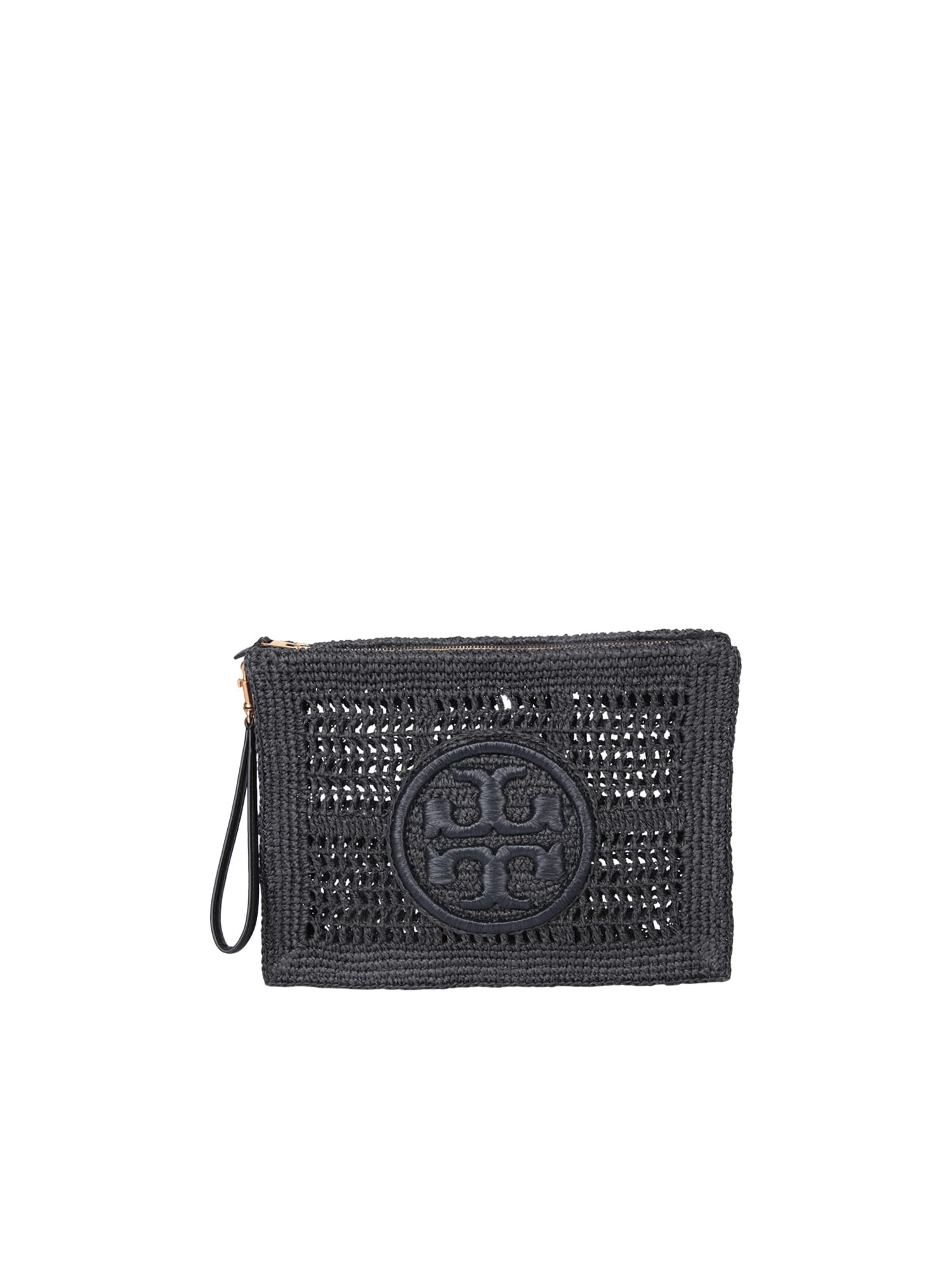 【関税&送料込】Tory Burch Black Raffia Large Ella Shopping Tory Burch Ella Woven Raffia Tote Bag | Black | FARFETCH