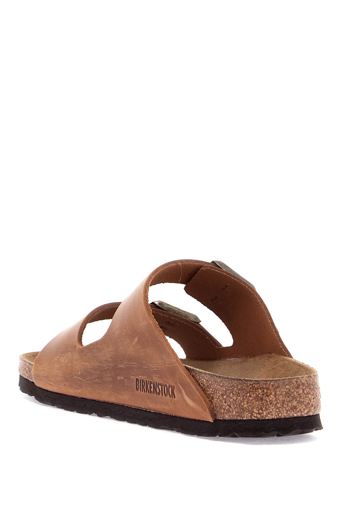 【関税&送料込】Birkenstock Caramel Leather Arizona Slippers Birkenstock Caramel Leather Arizona Slippers | italist