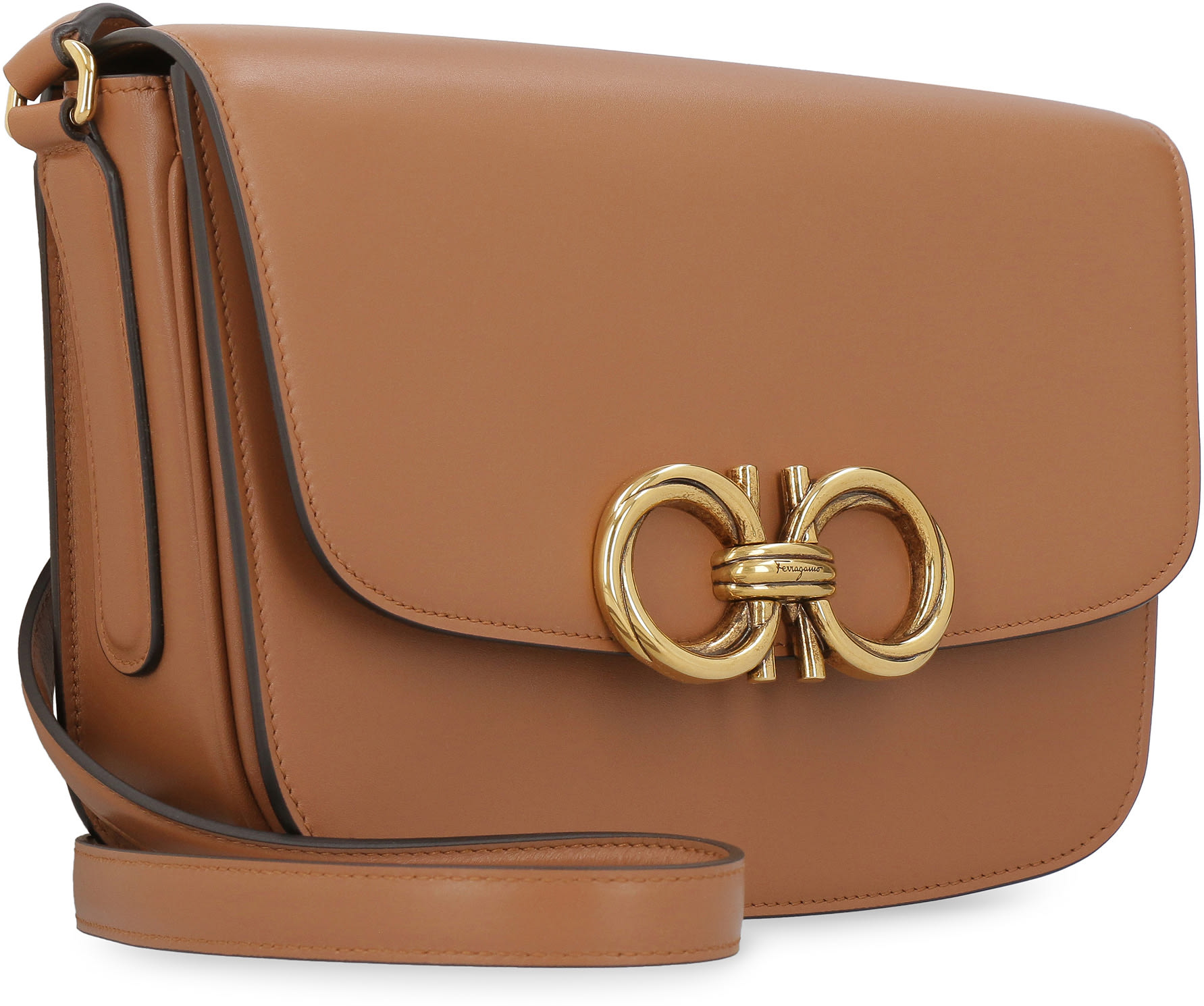 Ferragamo Trapezio Leather Crossbody Bag | italist