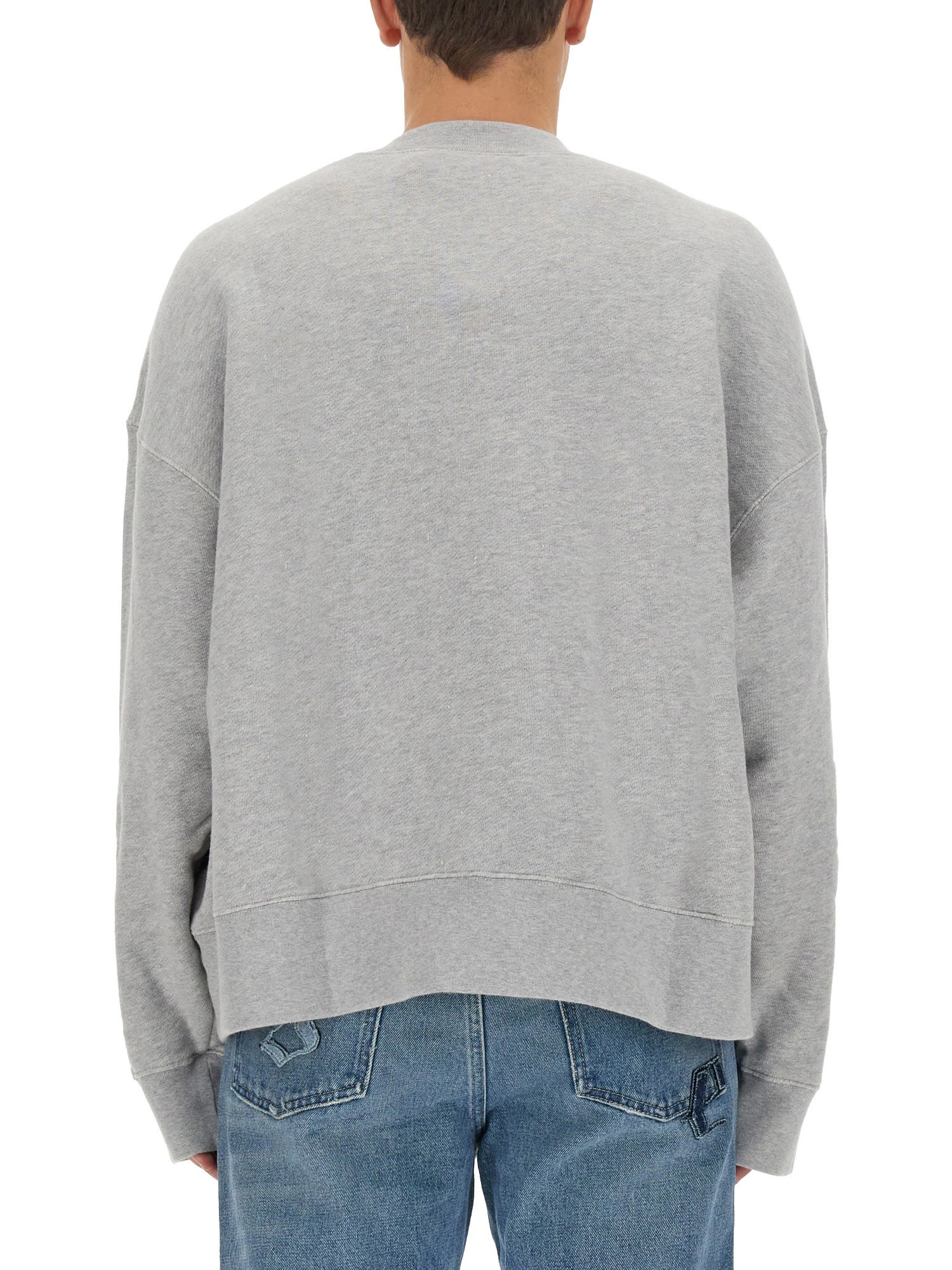 スウェット・トレーナー PALM ANGELS HUNTING IN THE FOREST COTTON SWEATSHIRT Palm Angels Hunting In The Forest Sweatshirt In Grey | ModeSens