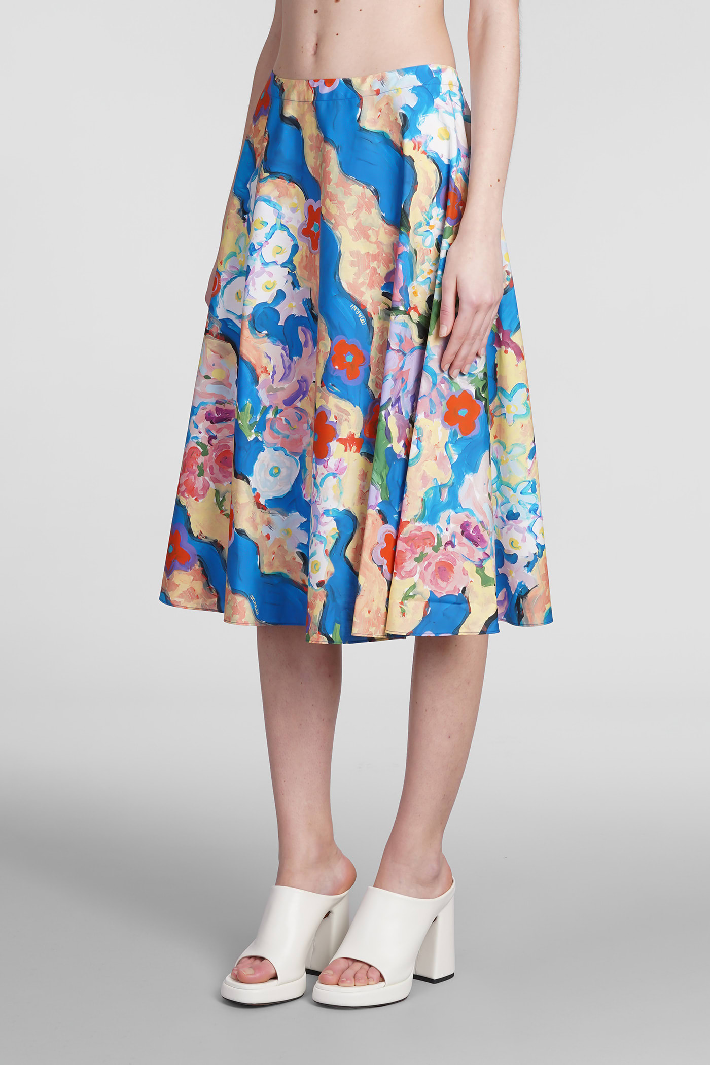 Marni Skirt In Multicolor Cotton | italist