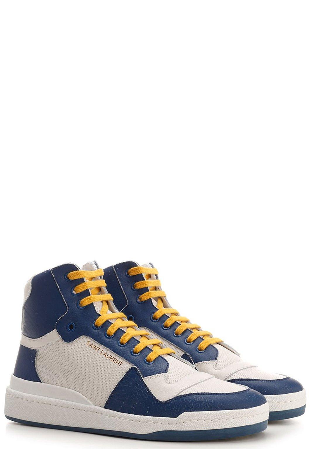 スニーカー SAINT LAURENT MID-TOP SNEAKERS Saint Laurent SL/39 mid-top Sneakers | Blue | FARFETCH