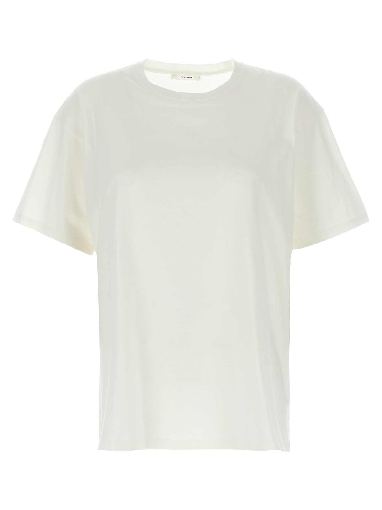Tシャツ・カットソー The Row SS25 'Nadina' T-shirt (8738K636 WHT) Nadinaコットン製のトップス ホワイト – The Row