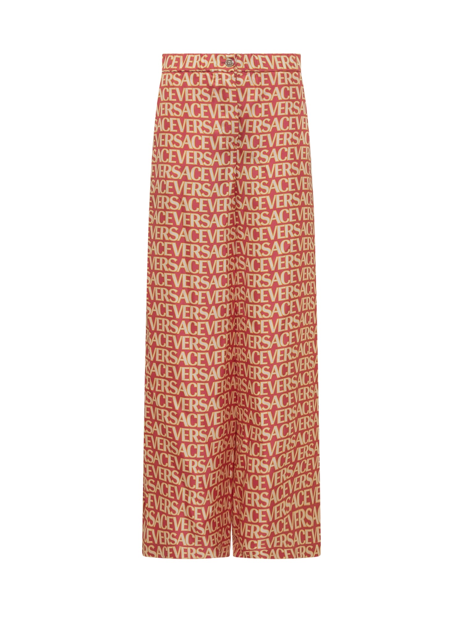 【送料&関税込】Versace Printed Silk Wide-leg Pant Versace Printed Silk Wide-leg Pant | italist
