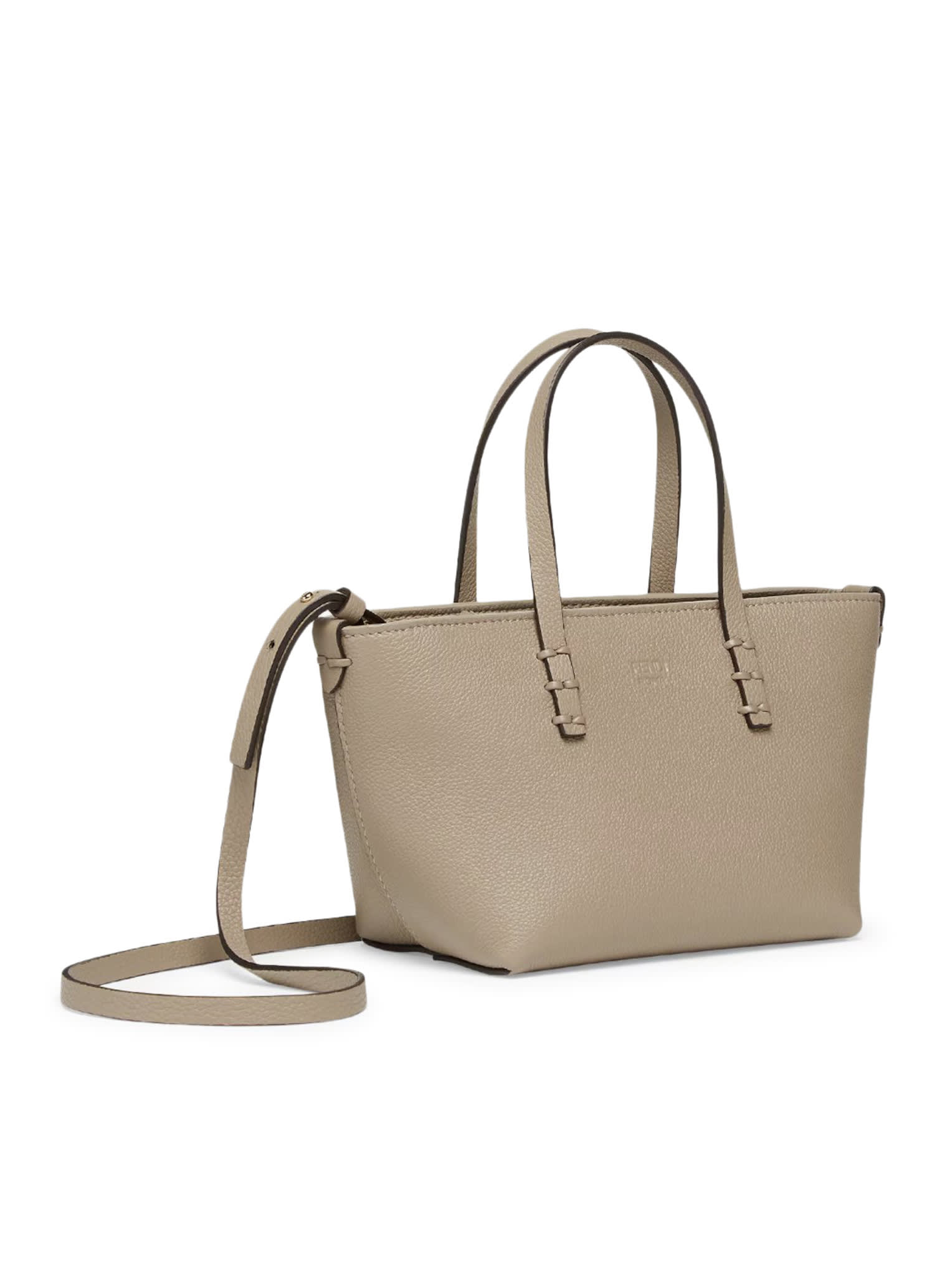 【関税&送料込】Fendi Embroidered Raffia Mini Roll Handbag Mini Roll Raffia Brown | Fendi