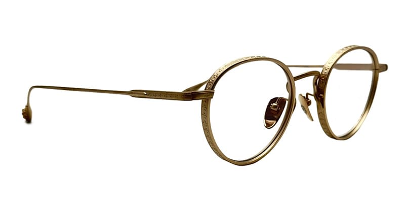 クロムハーツEYEWEAR GISS ゴールド Chrome Hearts Thick - Gold Plated / Matte Gold Plated Rx Glasses