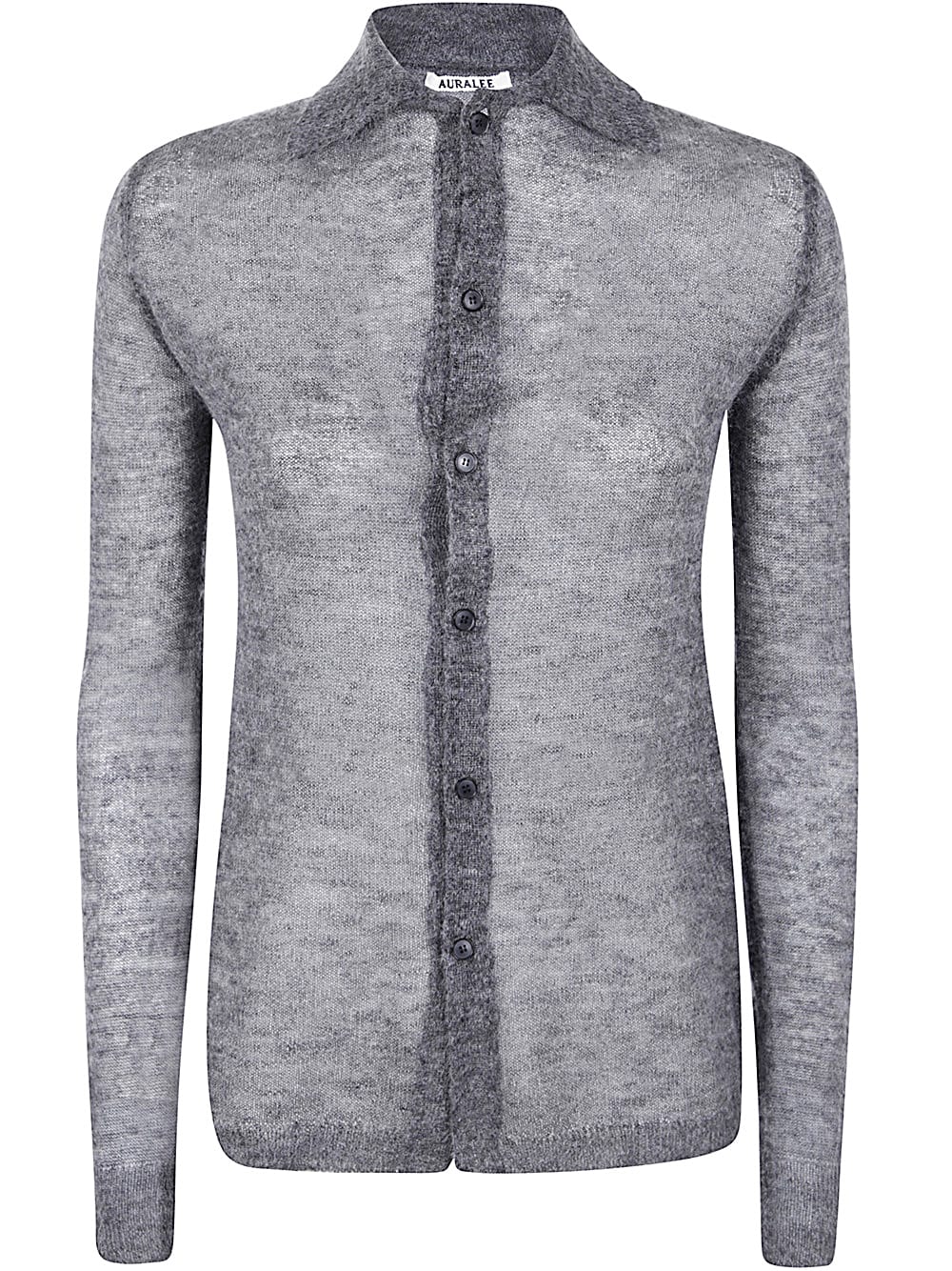 Auralee Kid Mohair Sheer Knit Shirt Cardigan | italist, ALWAYS