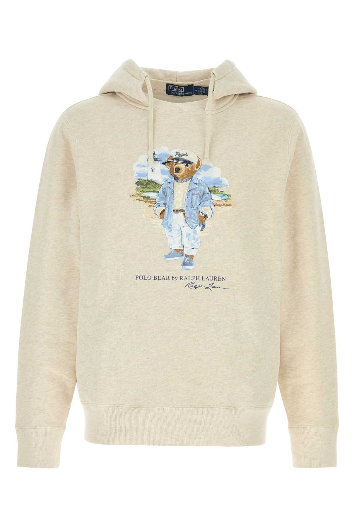 パーカー・フーディ Ralph Lauren Melanesiano ivory cotton blend sweatshirt Polo Ralph Lauren Melanesiano Ivory Cotton Blend Sweatshirt