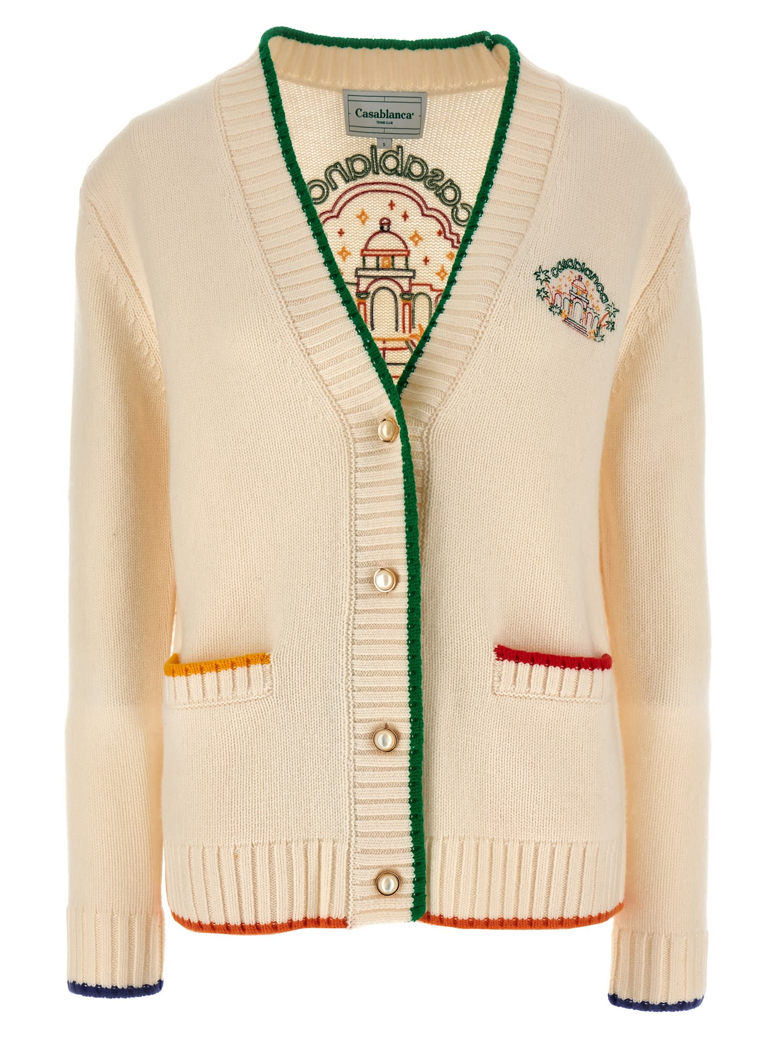 ジャケット CASABLANCA Women Sweater WPF24 JTP 253 01EVERGREEN Green Casablanca Track Green Cotton Blend Sweatshirt | WPF24JTP25301