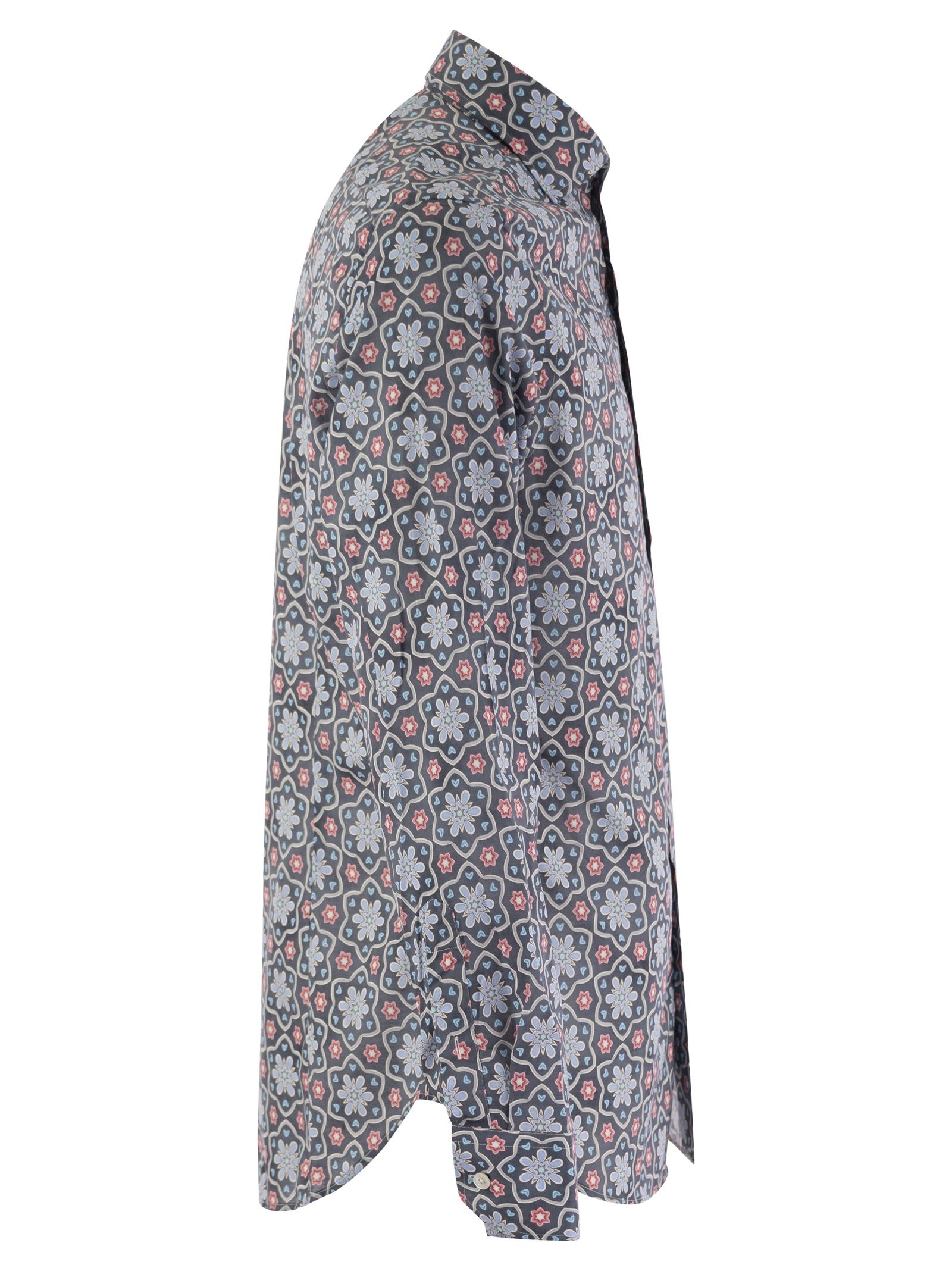Tシャツ・カットソー Fedeli Printed stretch cotton voile shirt Fedeli Printed Stretch Cotton Voile Shirt | italist, ALWAYS