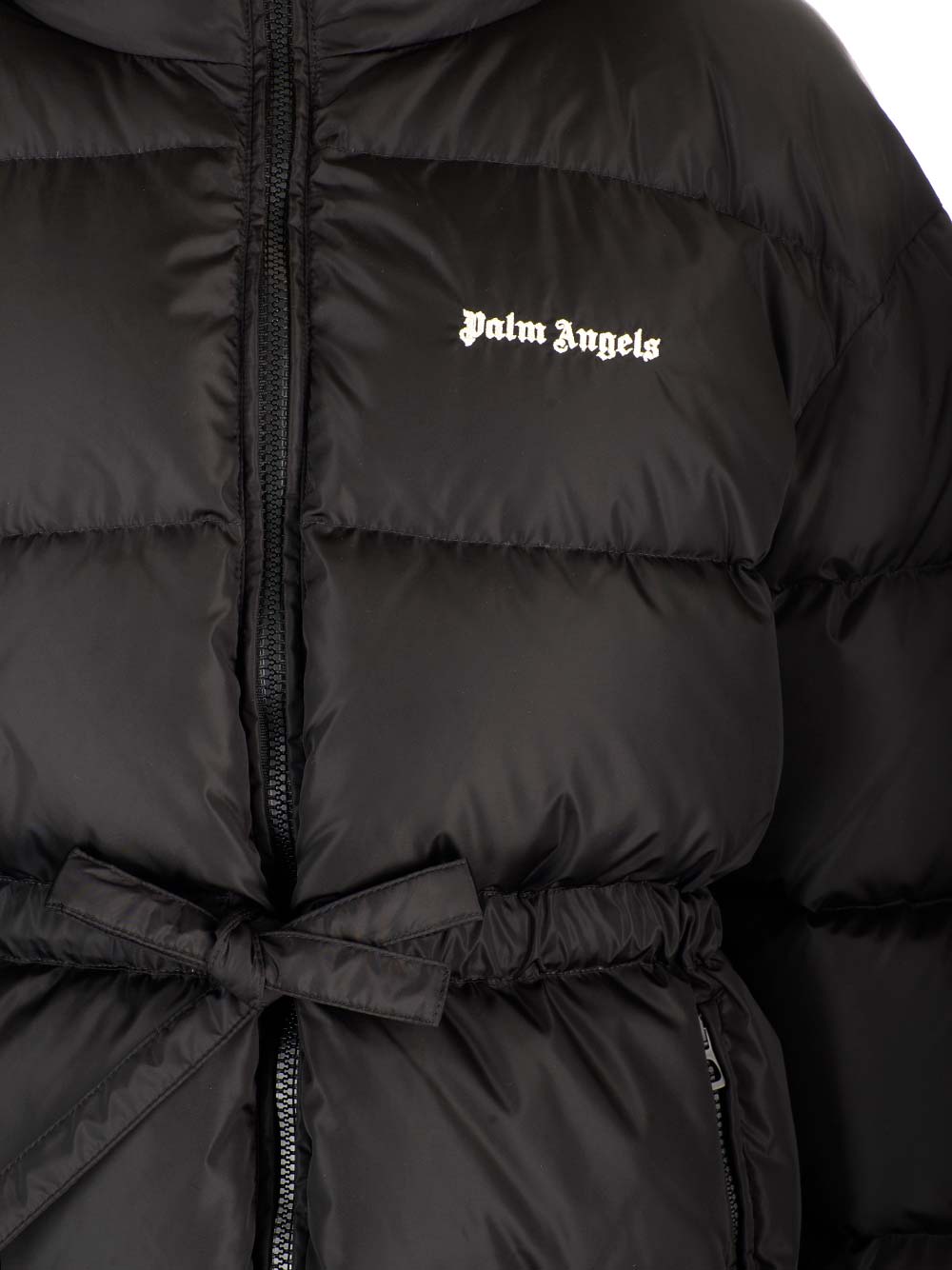 Palm Angels Nylon Down Jacket With Logo | italist