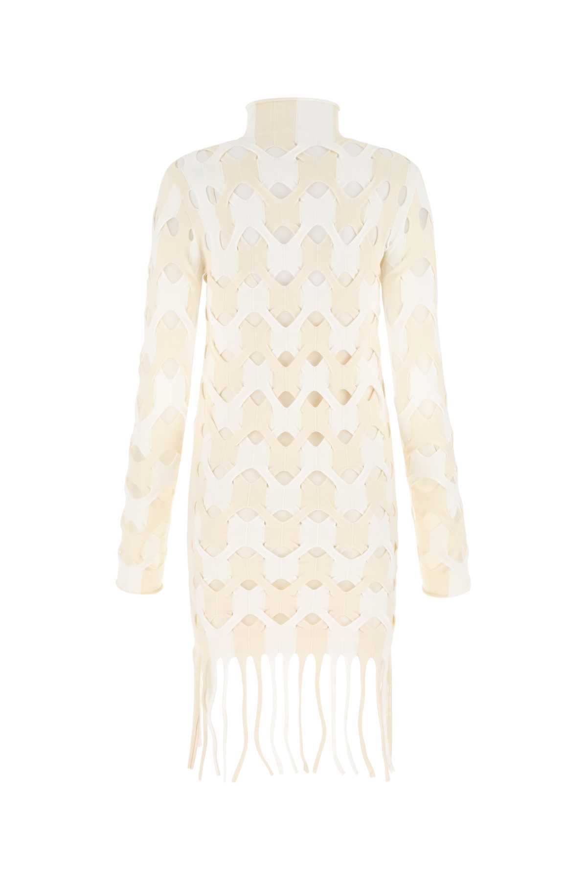 ワンピース DION LEE DRESS (A7561S22 IVORYCREAM) Dion Lee Two-tone Viscose Blend Dress | italist