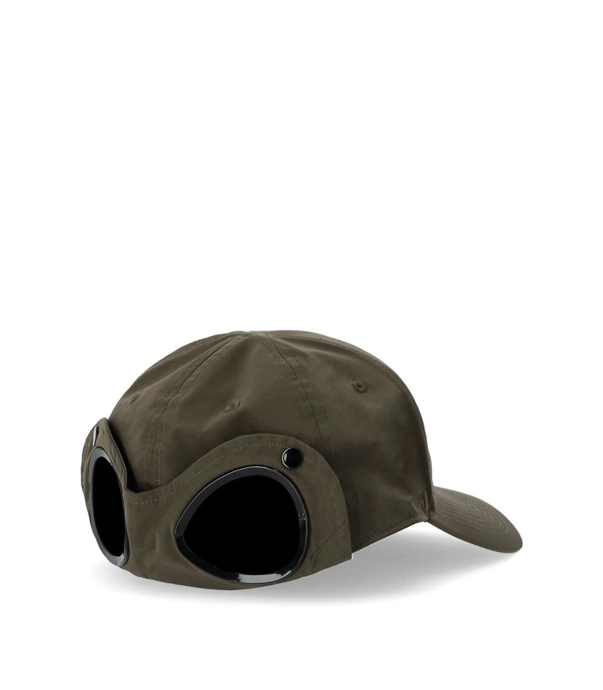 C.p. Company Chrome-r Goggle Military Green Cap | italist, ALWAYS