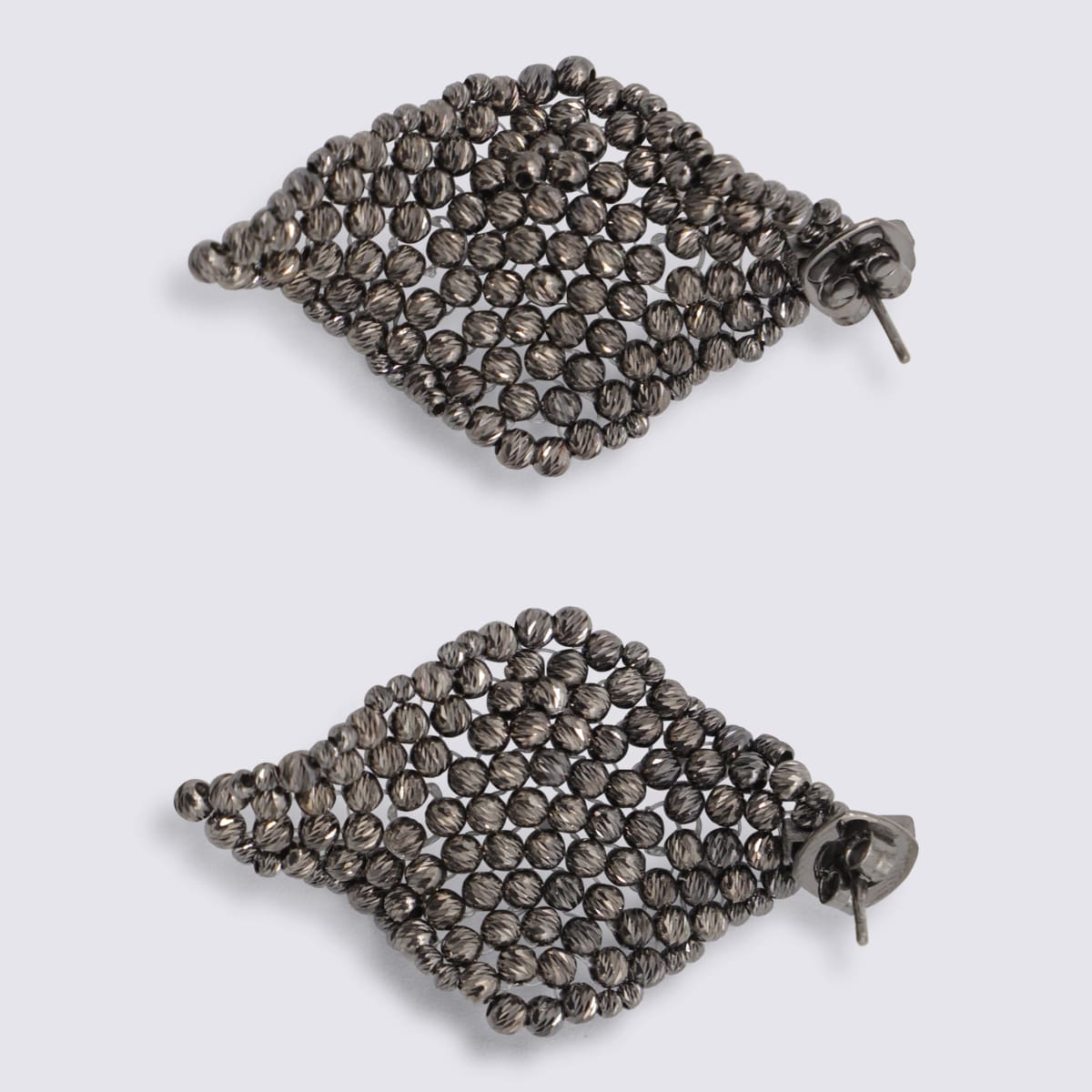 【関送込】BRUNELLO CUCINELLI◆BRASS EARRINGS Brunello Cucinelli Silver Brass Earrings | italist