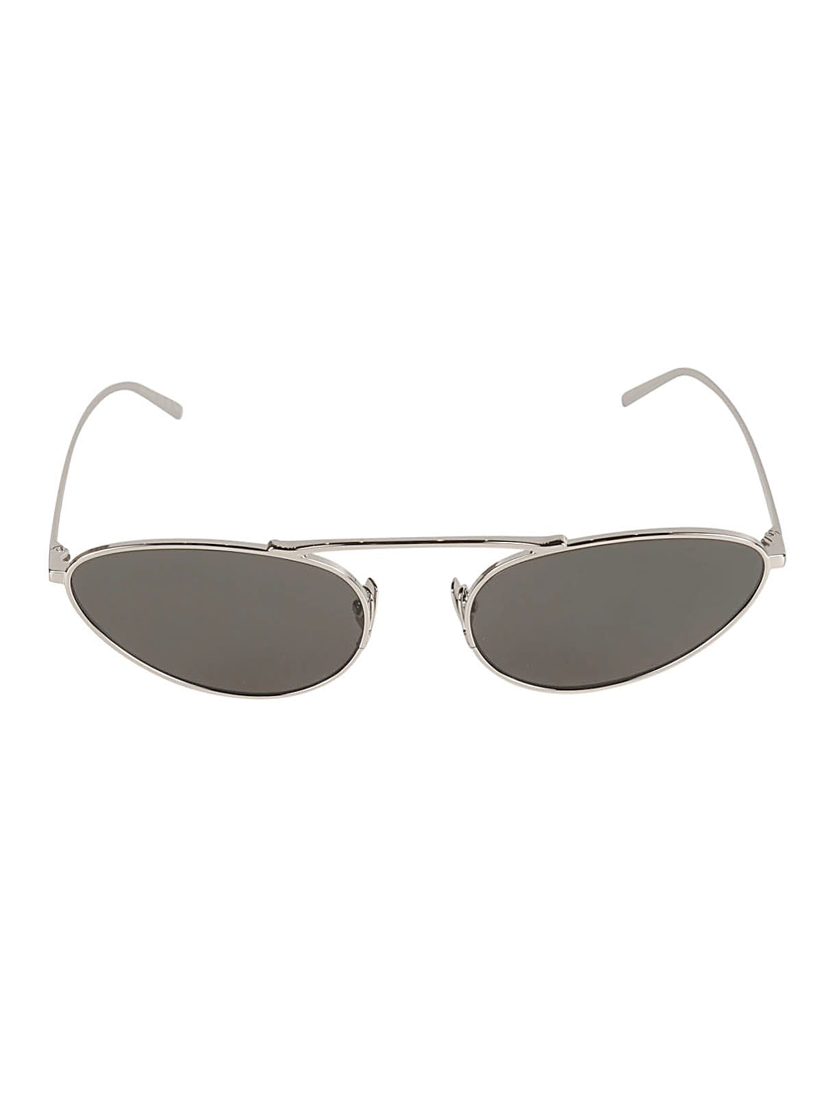 SAINT LAURENT – SLIM OVAL SUNGLASSES /GREY – la boutique eyewear