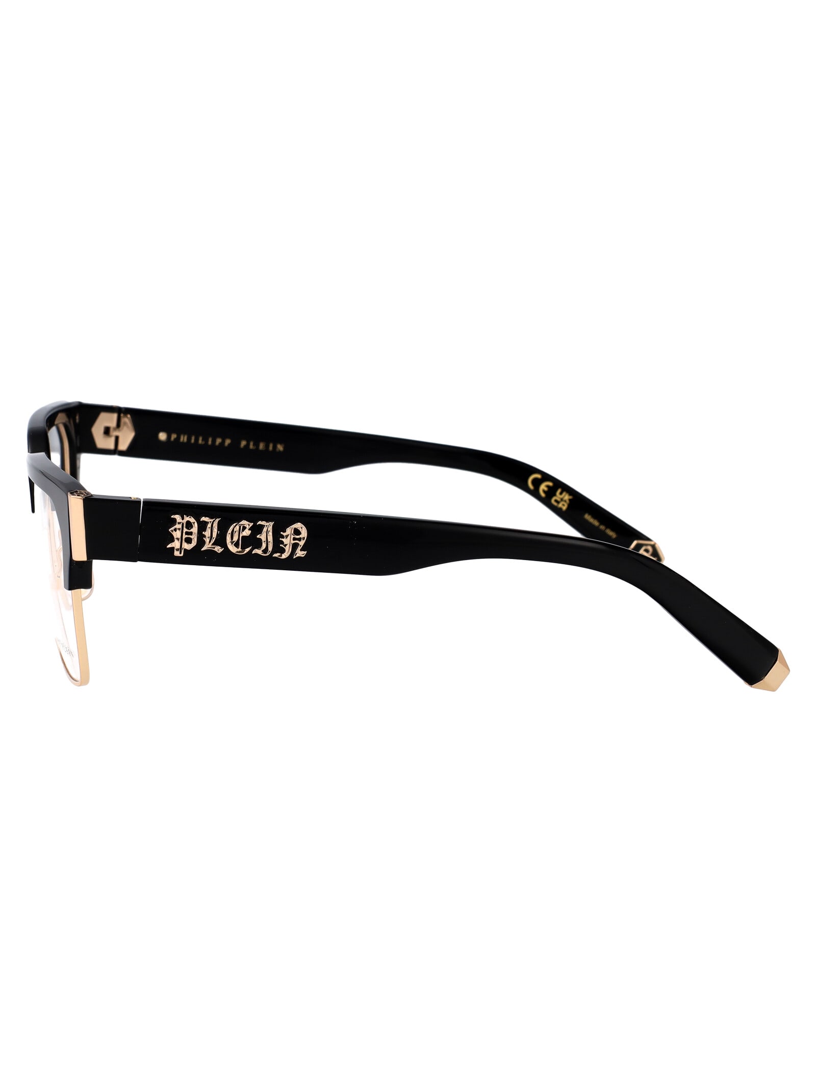 メガネ PHILIPP PLEIN Woman Optical frames Gold VPP113M 0300 Philipp Plein Vpp113m Glasses | italist