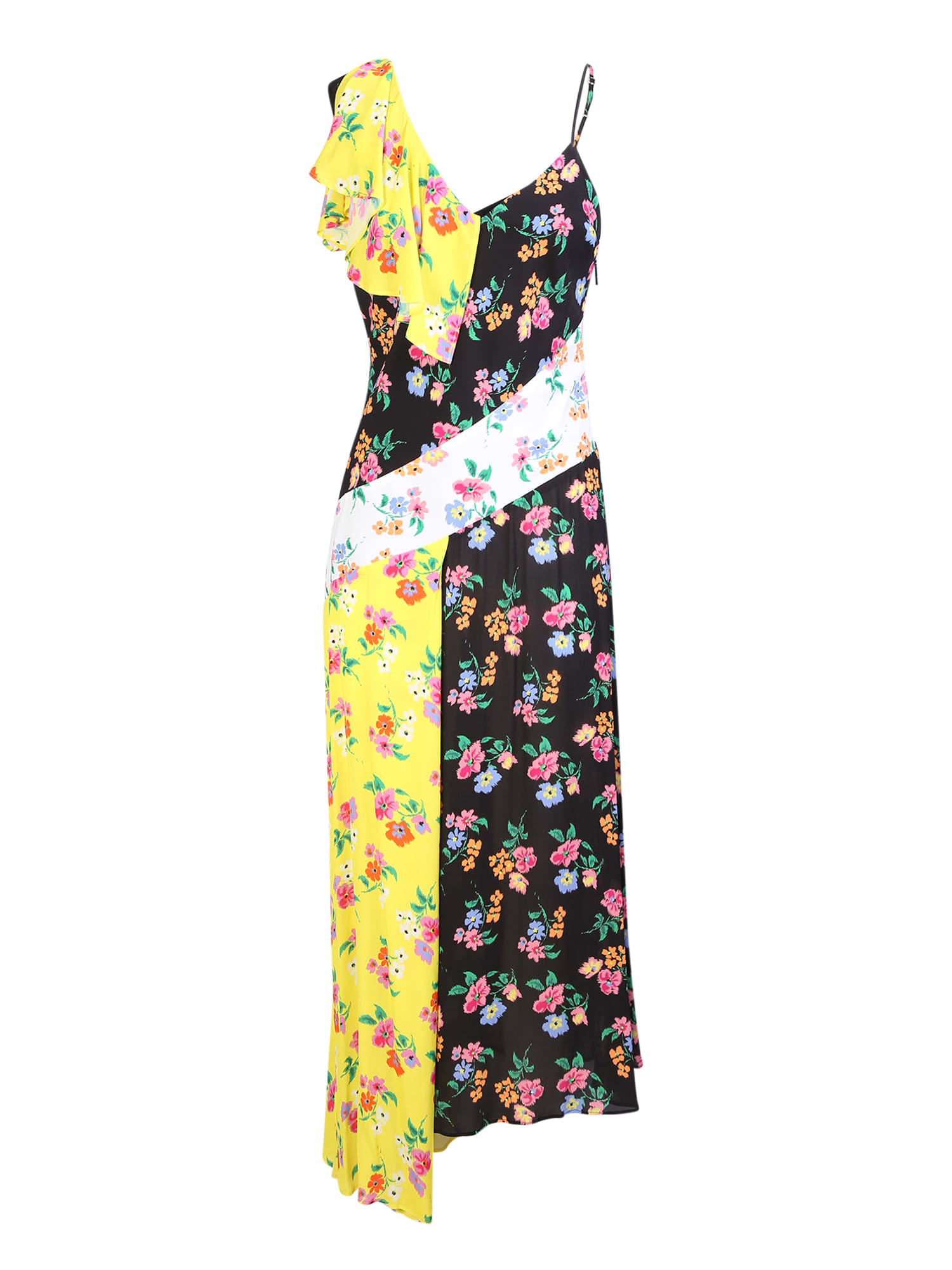 all-over print multicolor dress