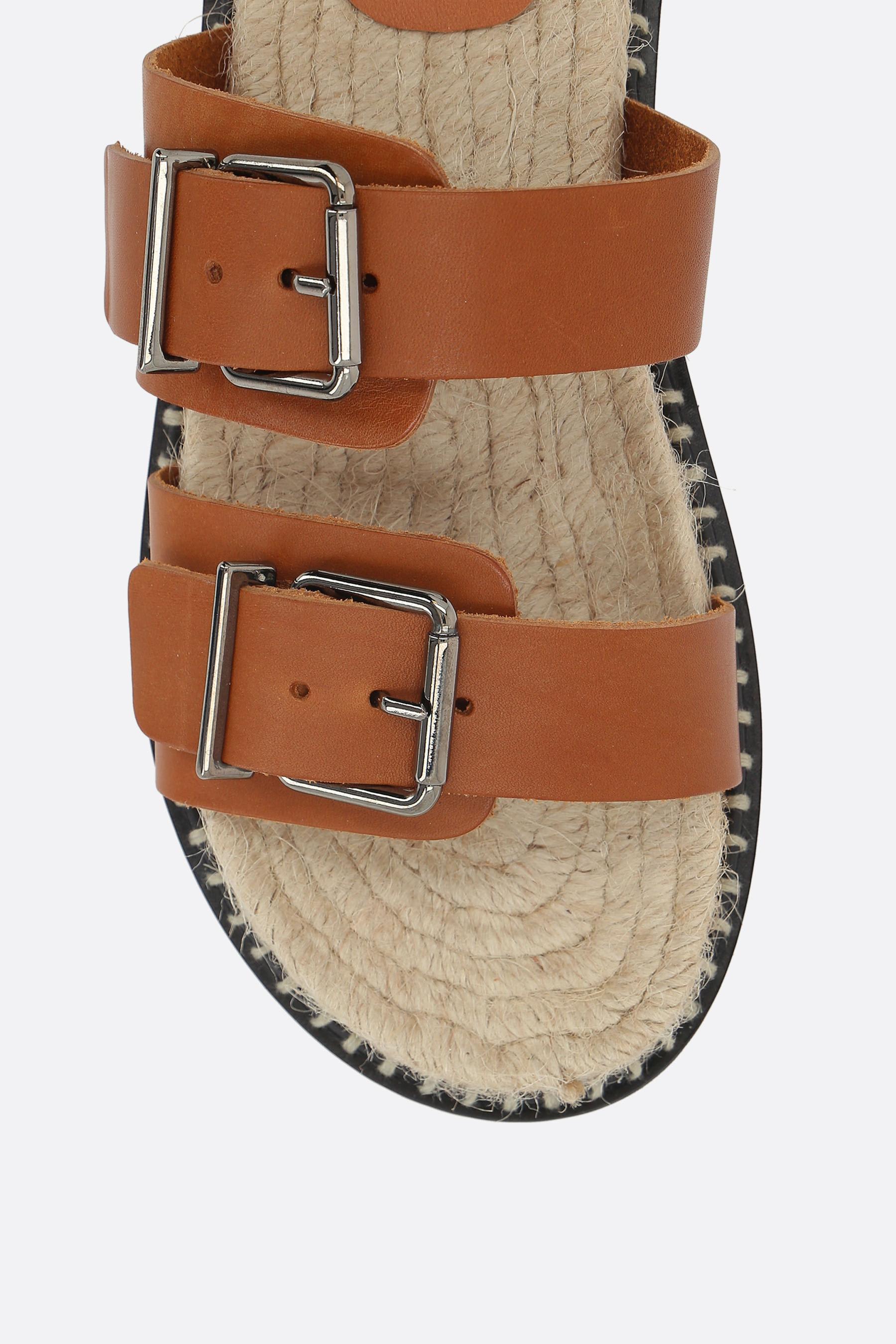 Castañer Ter/261 Flat Sandals In Smooth Leather | italist