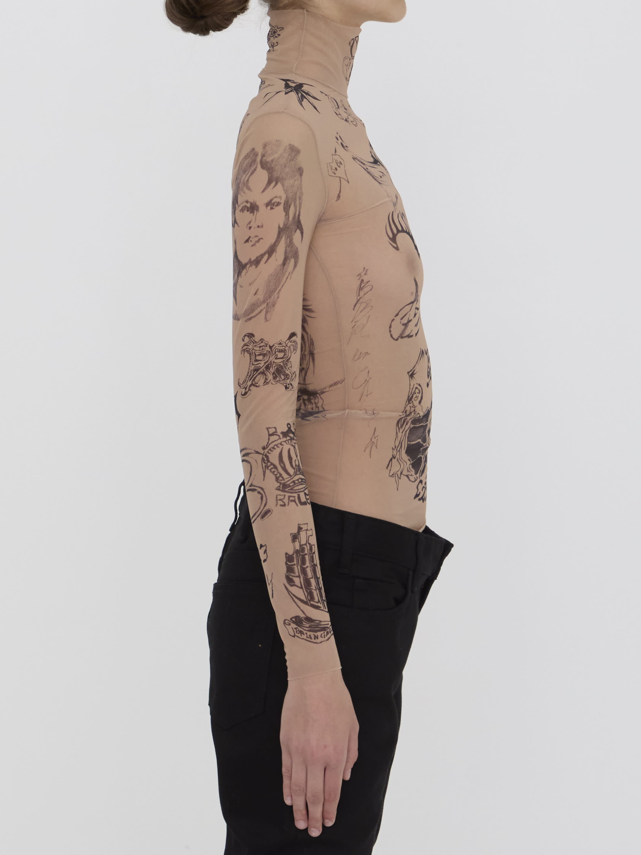Balenciaga Tattoo Top | italist