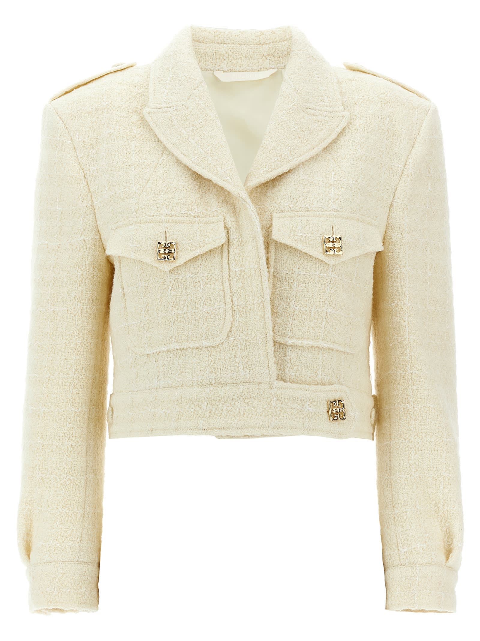 【関税込み】givenchy 'Military' short jacket Givenchy 'military' Short Jacket | italist
