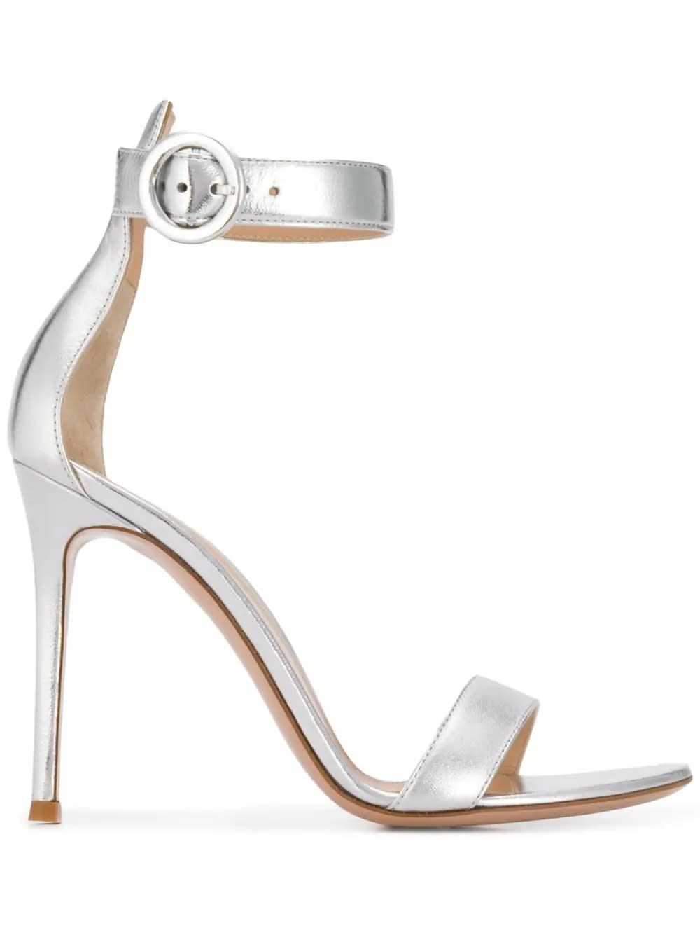 【送料&関税込】Gianvito Rossi Silver Portofino 105 Sandals Gianvito Rossi Silver Portofino 105 Sandals | italist