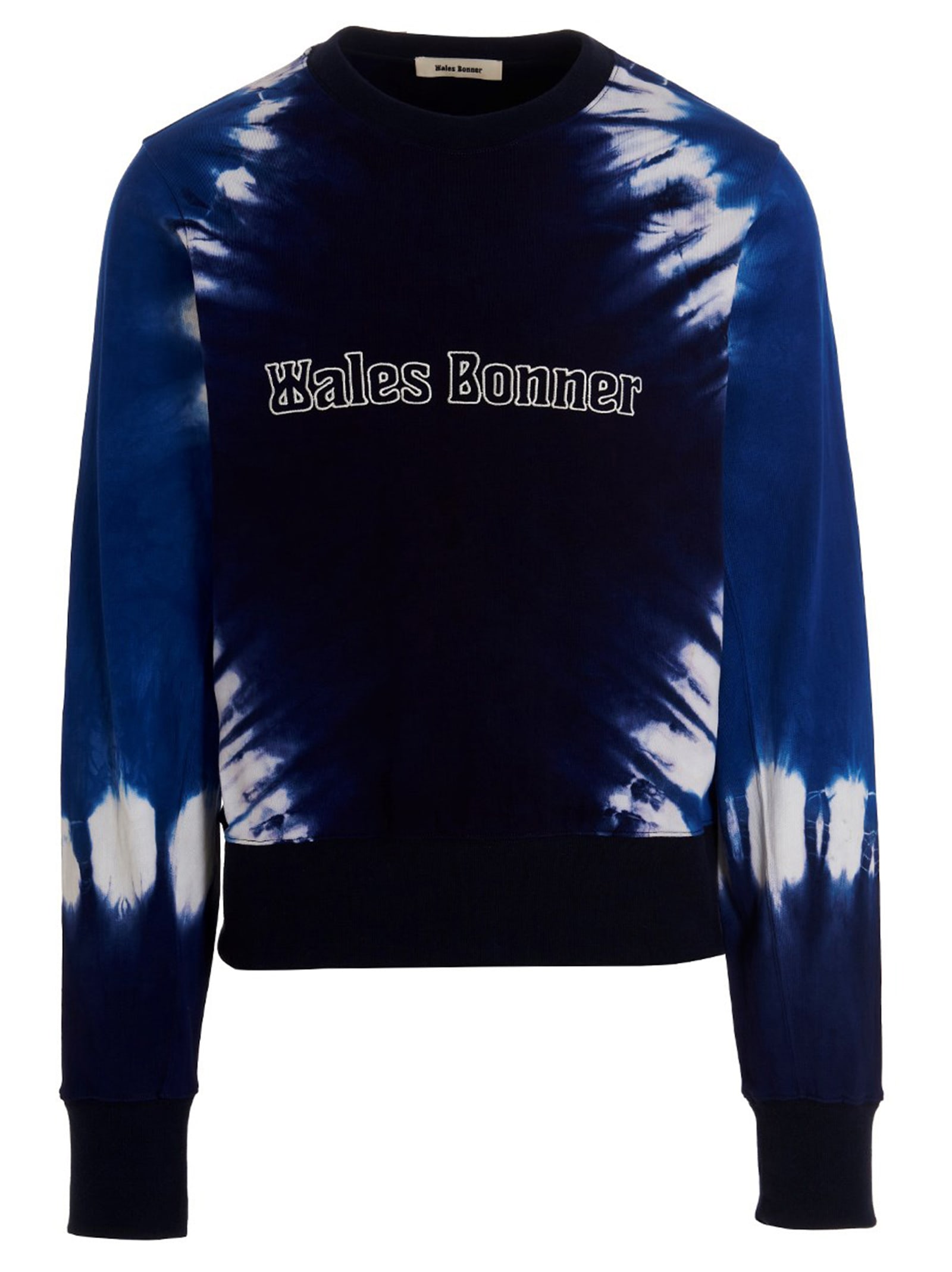 WALES BONNER｜SWEATSHIRTS (Tie Dye Fleece Original Sweat Wales Bonner Logo Embroidery Tie Dye Sweatshirt | italist