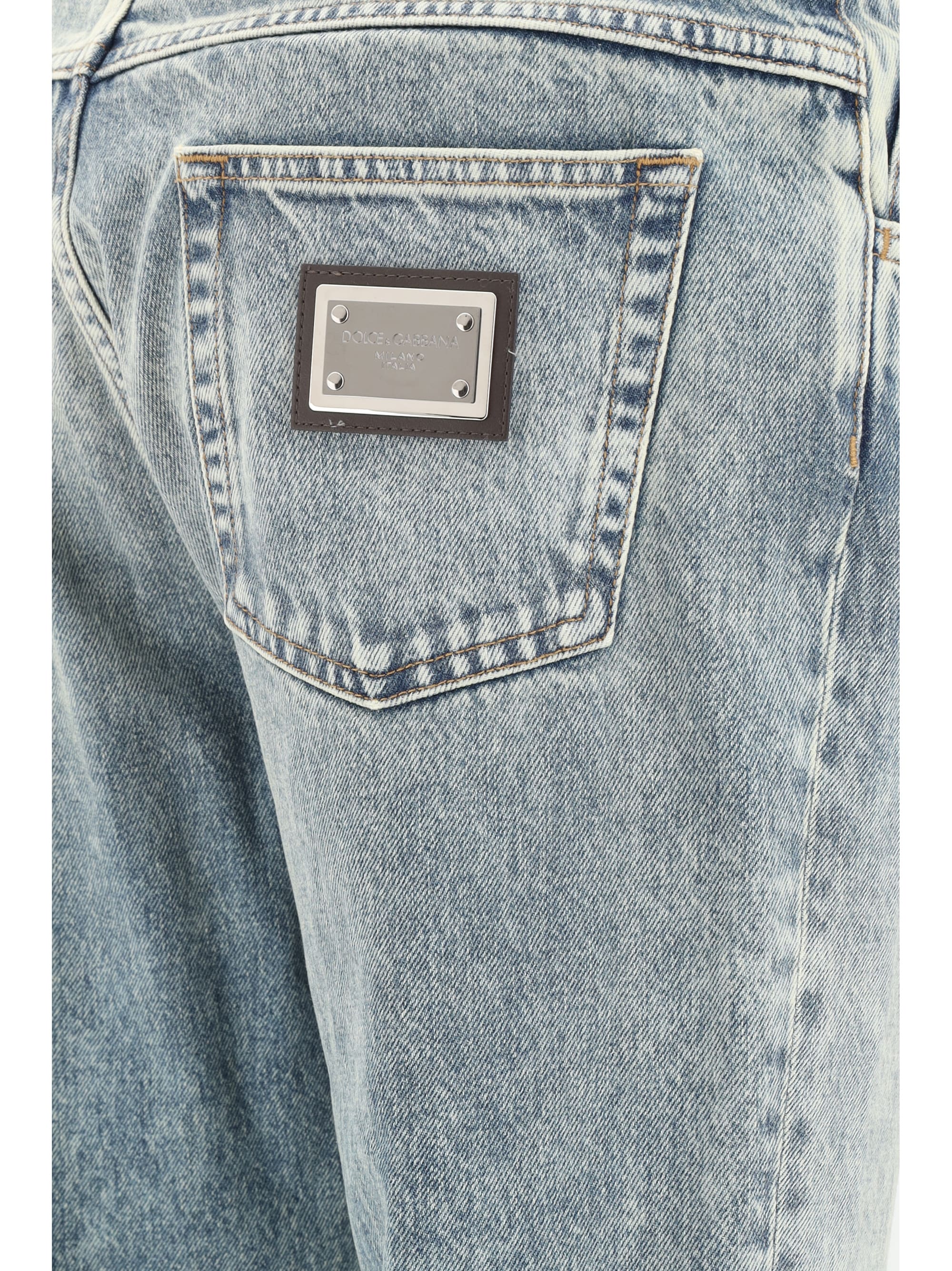 【関税&送料込み】Dolce & Gabbana Jeans With A Worn Effect Dolce & Gabbana Worn-effect Jeans | italist