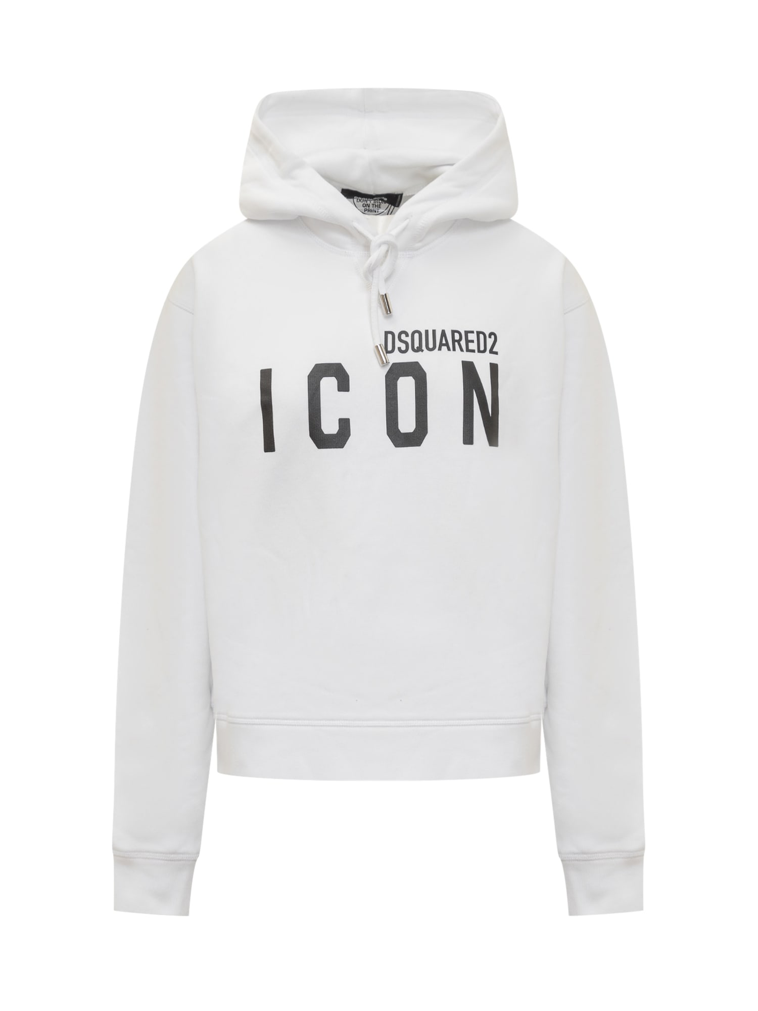 【関税/送料無料】D SQUARED2*Icon-Printed Drawstring Hoodie Dsquared2 Logo Printed Drawstring Hoodie | italist