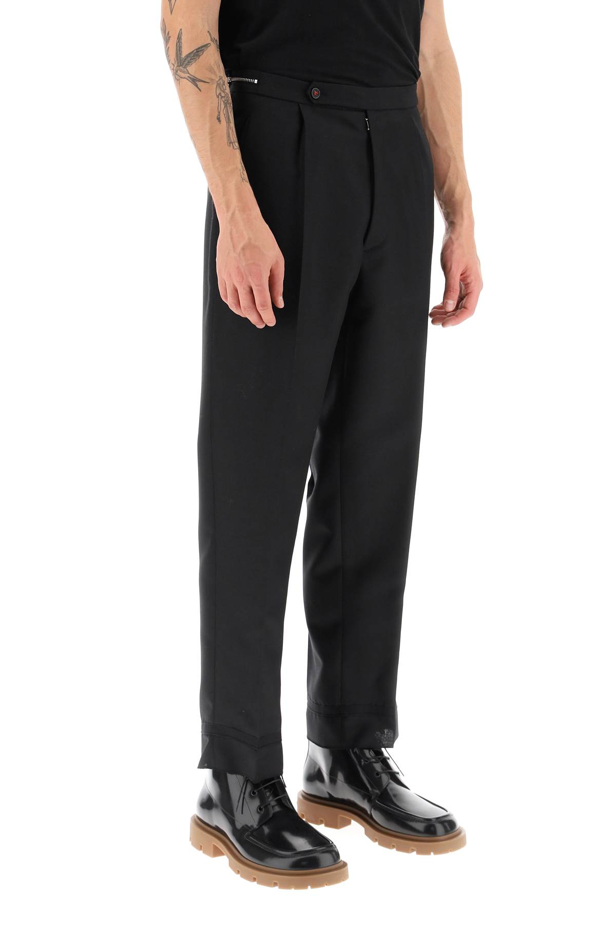 【送料&関税込】Maison Margiela Grey Mohair Blend Trousers Maison Margiela Mohair Blend Trousers in Grey | Lyst Australia
