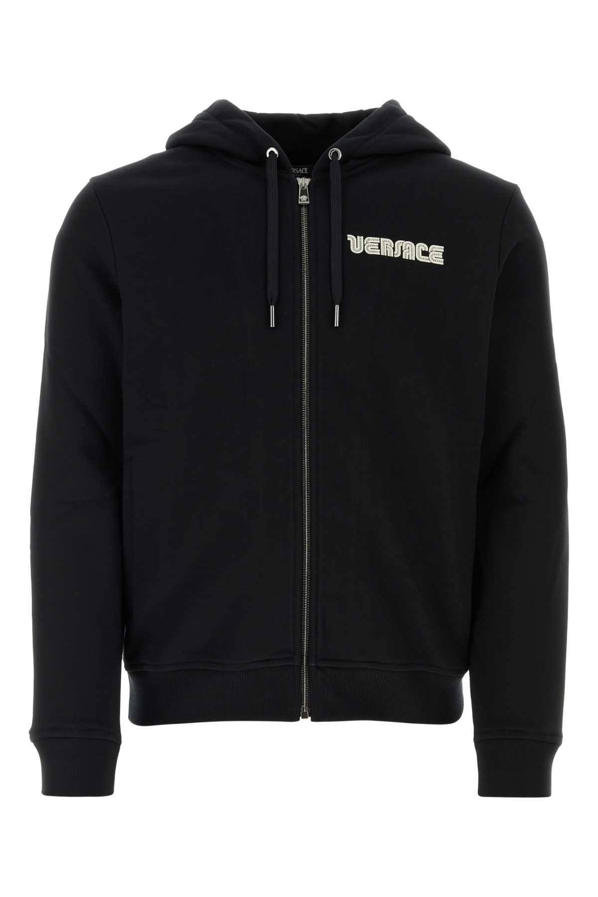 Versace Black Cotton Sweatshirt | italist
