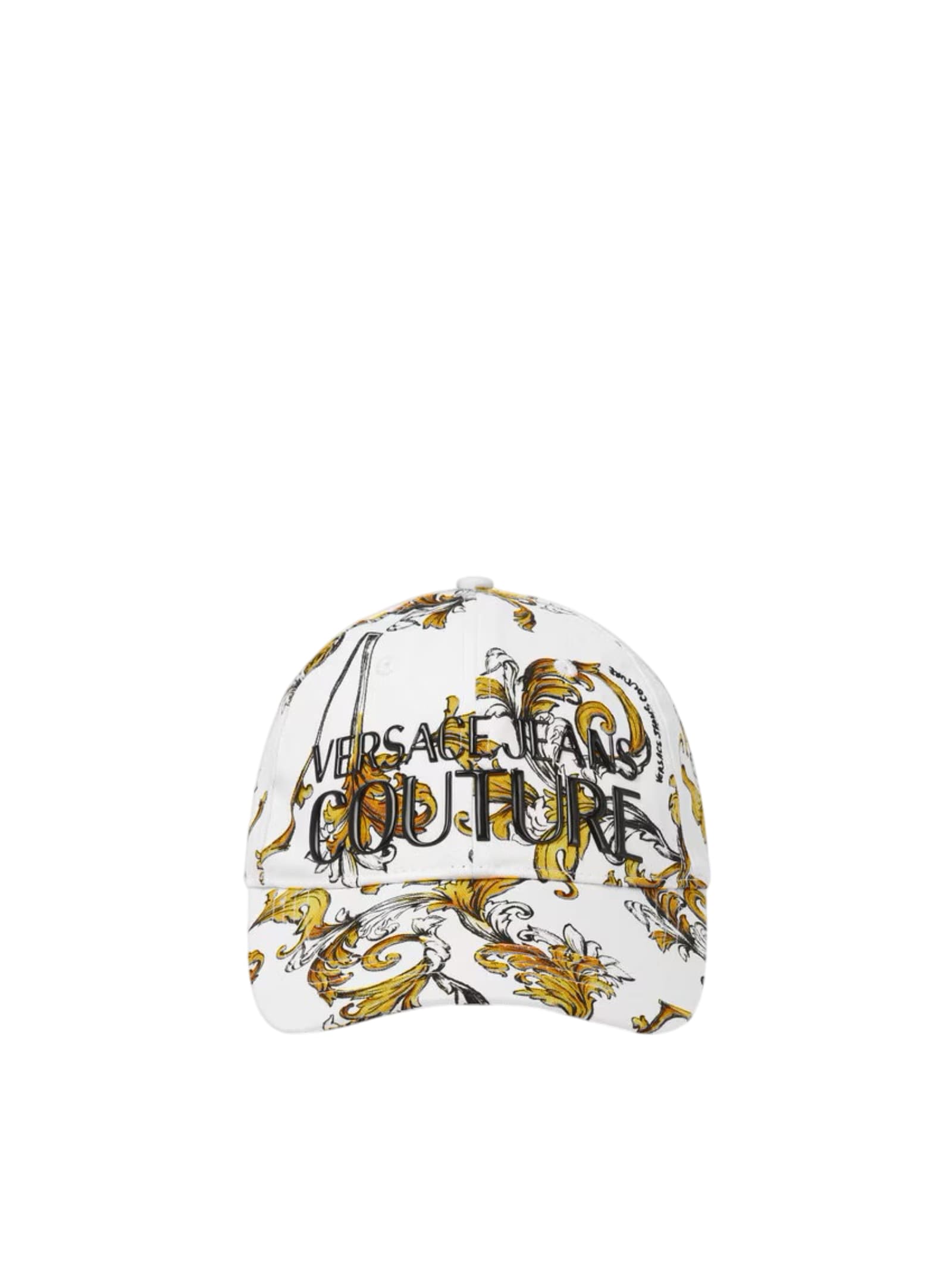 ハット VERSACE JEANS COUTURE Woman Hat Black 78HAZK10ZG364 G89 VERSACE JEANS COUTURE: Hat woman - Black | Versace Jeans