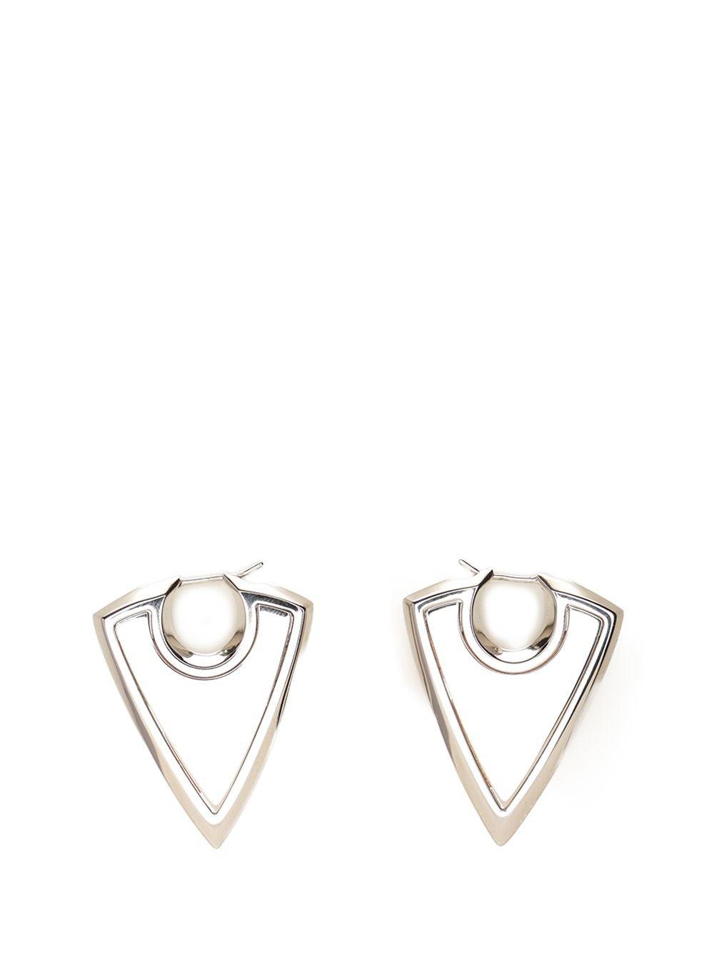 【送料&関税込】Alexander McQueen Arrow Triangle Shape Earri Alexander McQueen Arrow Triangle Shape Earrings | italist