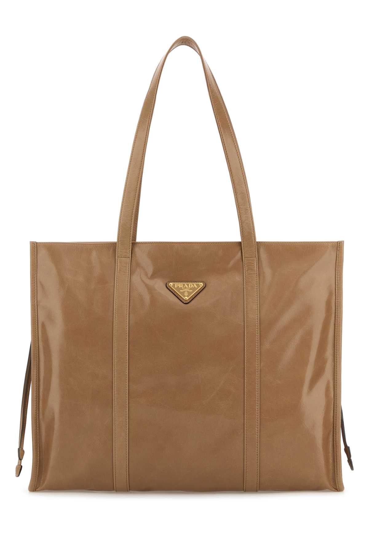 トートバッグ Prada Camel Leather Shopping Bag Prada Camel Leather Shopping Bag | italist