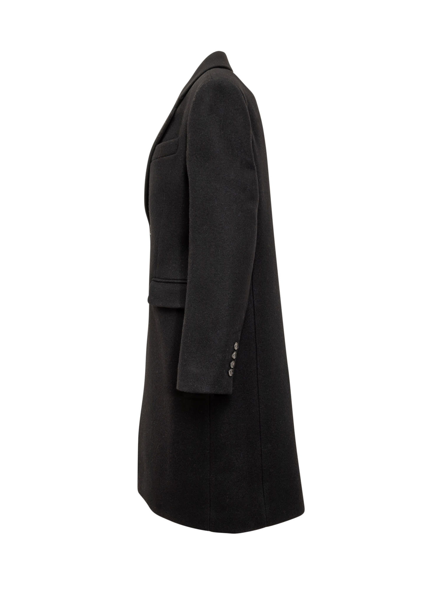 【送料&関税込】Ami Alexandre Mattiussi Two Buttons Coat AMI Two Buttons Coat | Shopbop