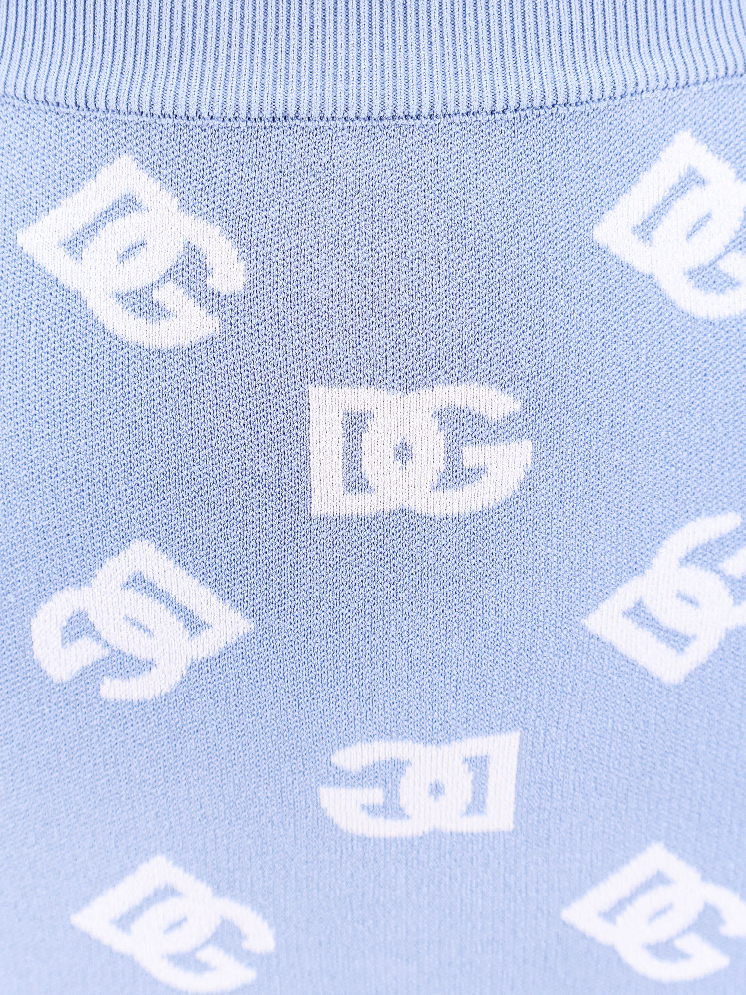 Dolce & Gabbana Viscose Logo Jacquard Pencil Skirt | italist