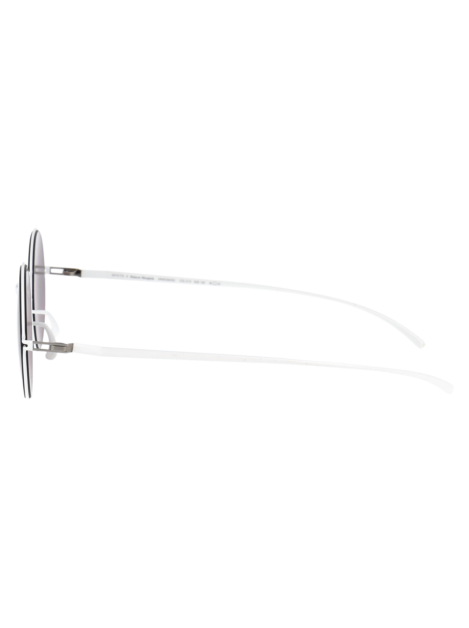 サングラス Mykita SS25 Unisex SUNGLASSES (MMESSE002 E13 WHITE) Mykita Mmesse002 Sunglasses | italist